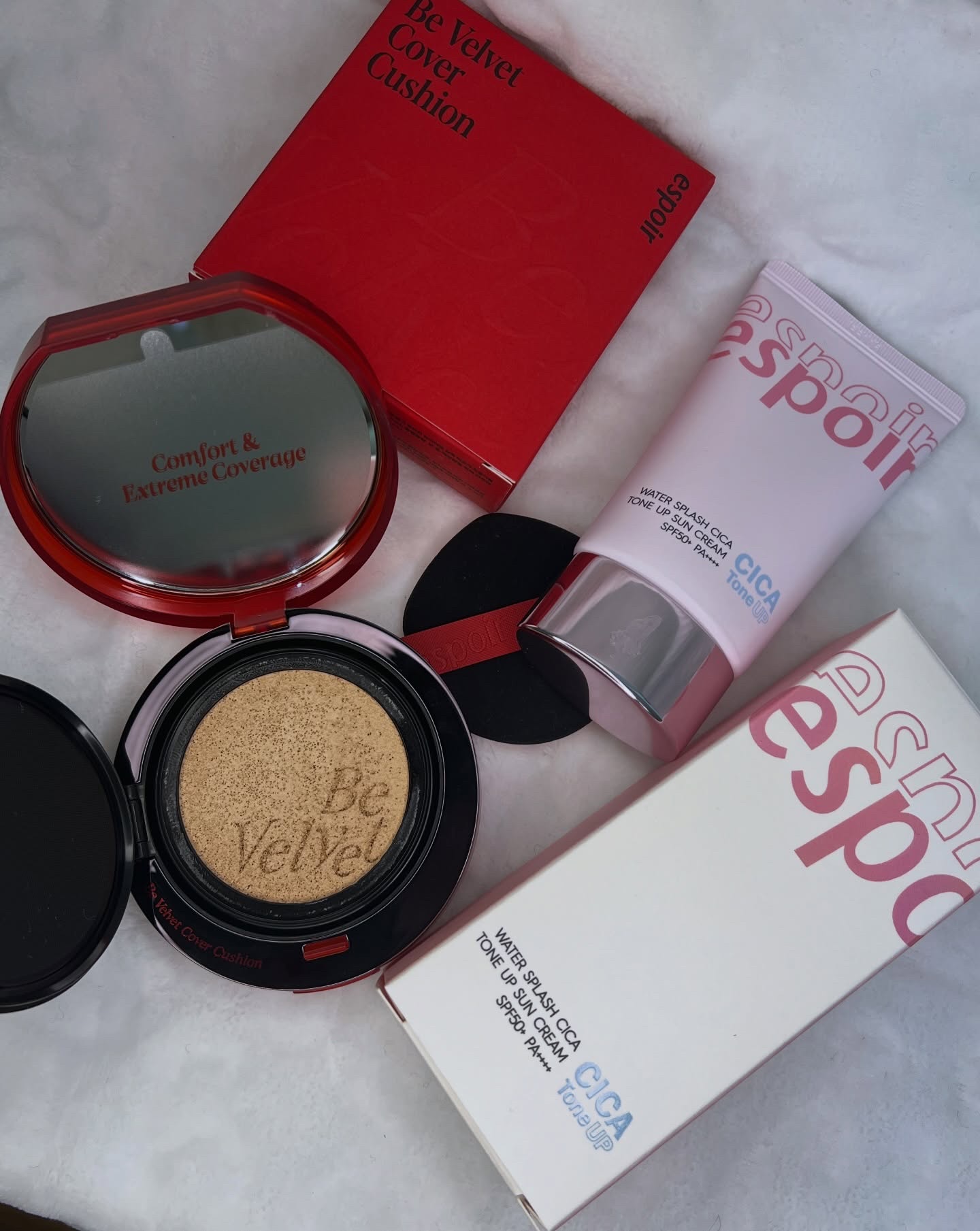 ビーベルベットカバークッション/espoir/クッションファンデーションを使ったクチコミ（2枚目）