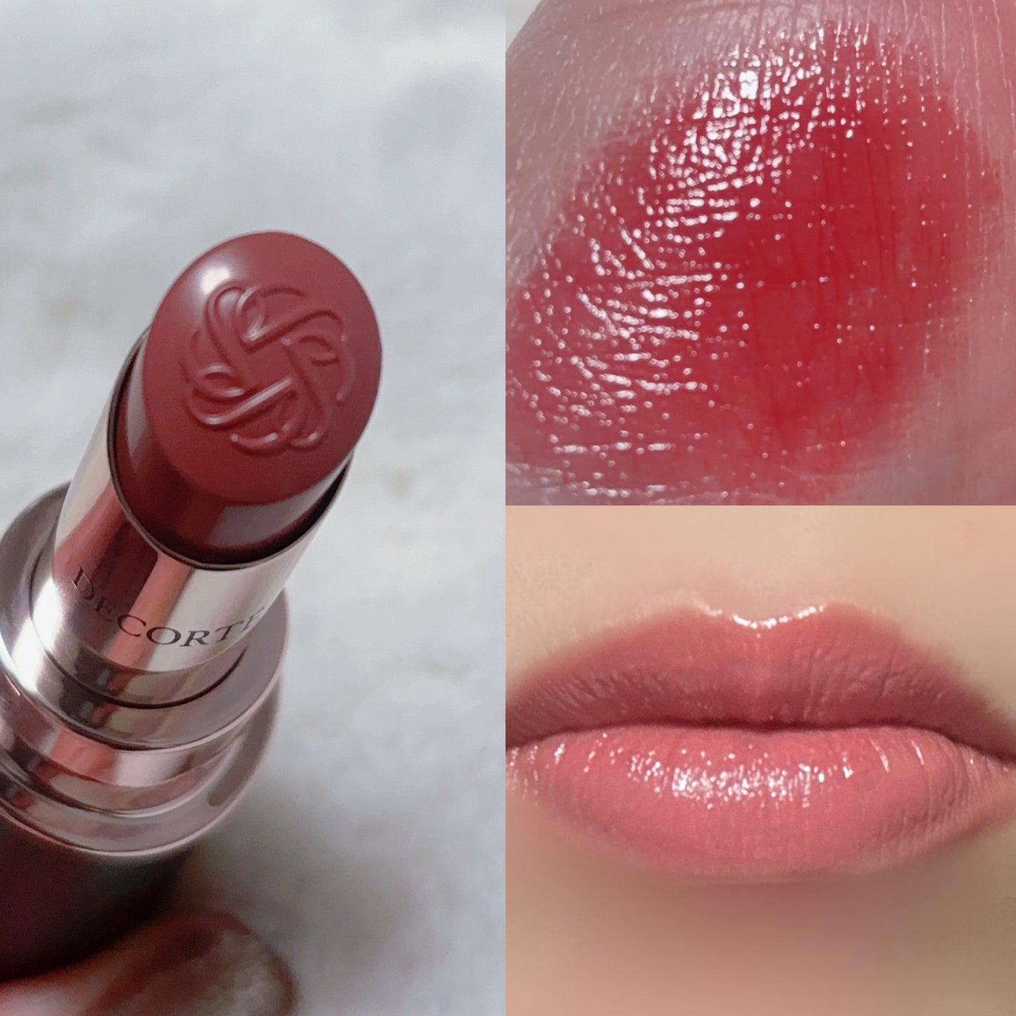 ルージュデコルテ クリームグロウ/DECORTÉ/口紅を使ったクチコミ(2枚目)