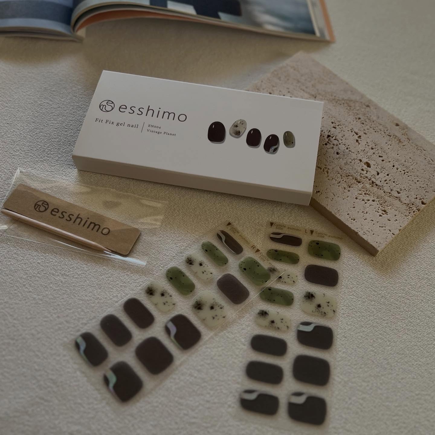 フィットフィックスジェルネイル/esshimo/ネイルシールを使ったクチコミ（3枚目）