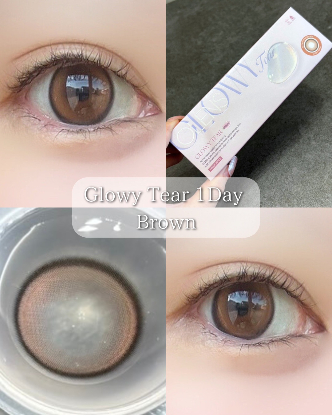 Glowy 1day/OLENS/ワンデー（１DAY）カラコンを使ったクチコミ（2枚目）