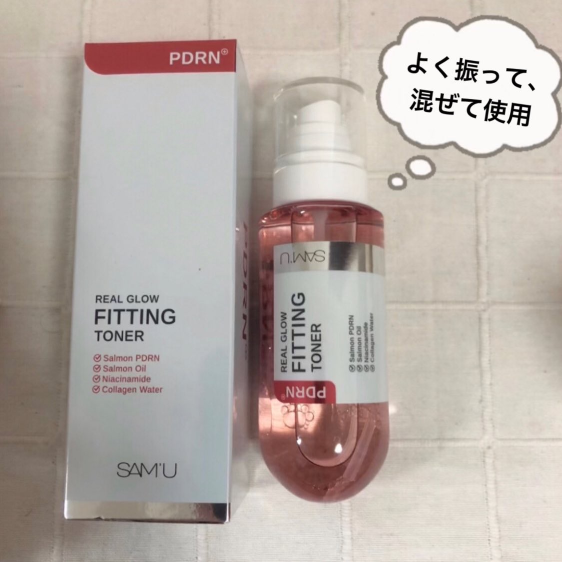 PDRNリアルグロウフィッティングトナー/SAM'U/ミスト状化粧水を使ったクチコミ（2枚目）