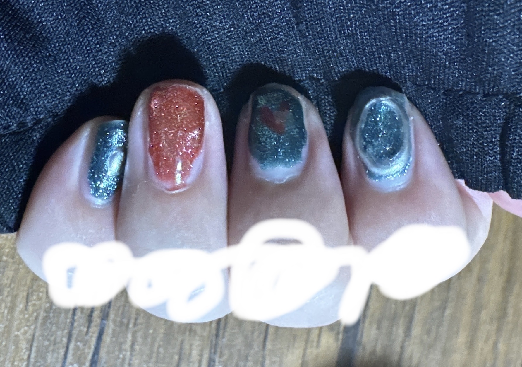 細筆ジェルネイル/セリア/ジェルネイルを使ったクチコミ（2枚目）