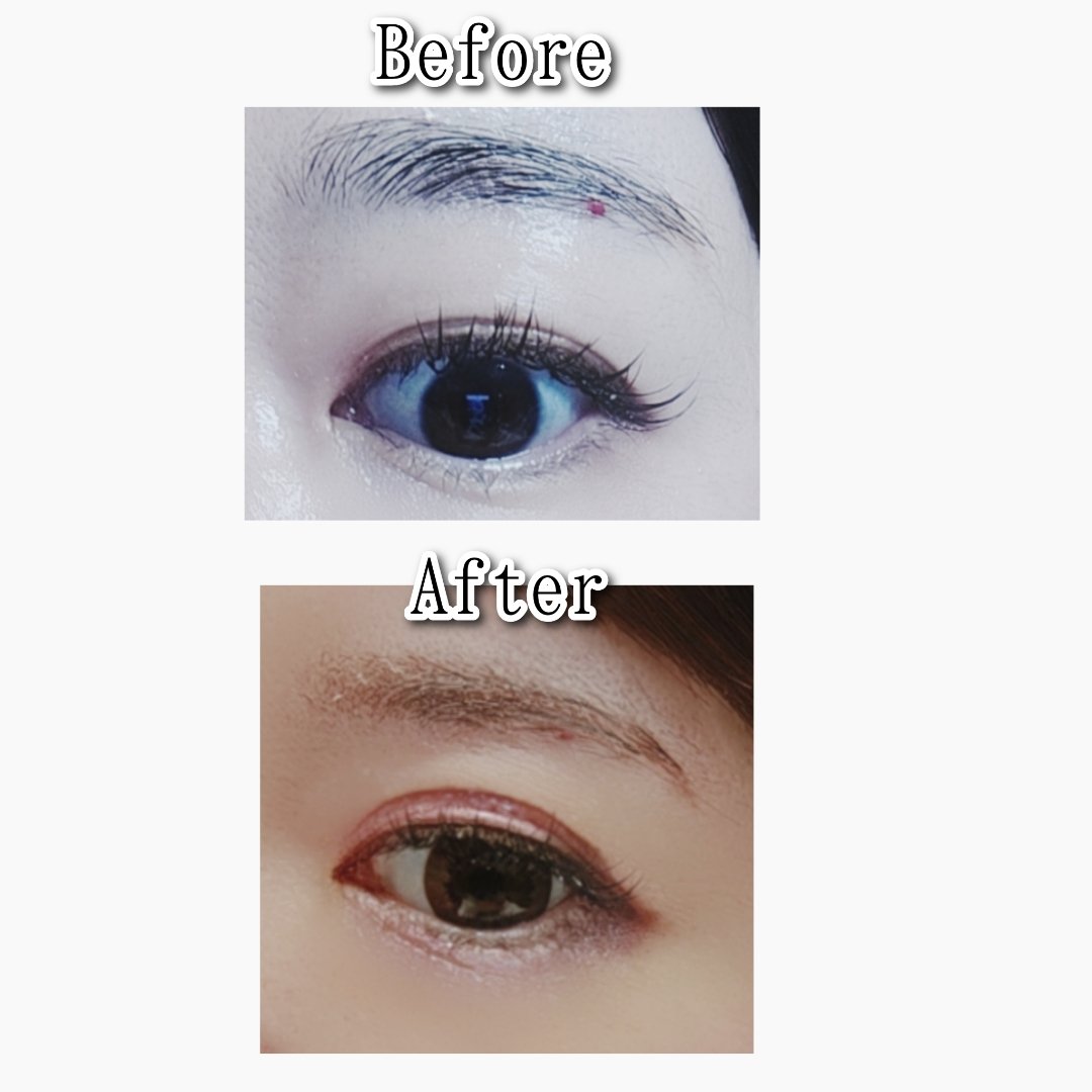 メークソリューション アイブロウティント/メークソリューション/眉ティントを使ったクチコミ（3枚目）