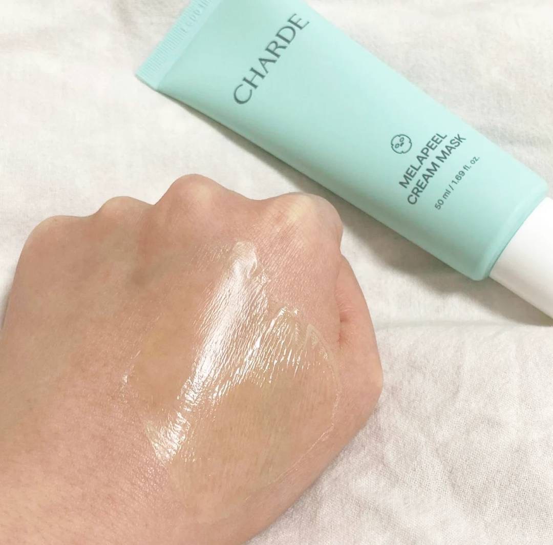 メラピールクリームマスク/CHARDE/ピーリングを使ったクチコミ（3枚目）