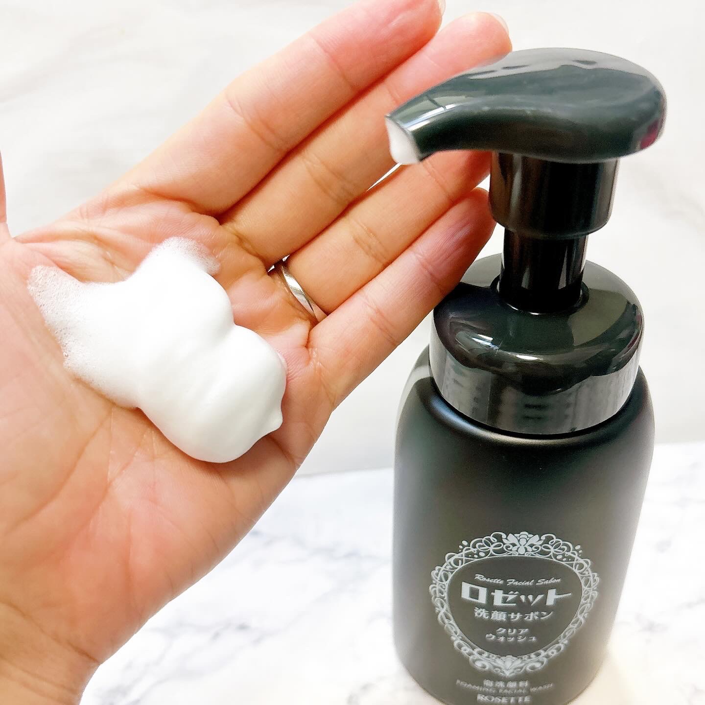 ロゼット洗顔サボン クリアウォッシュ 180mL/ロゼット/泡洗顔を使ったクチコミ（2枚目）