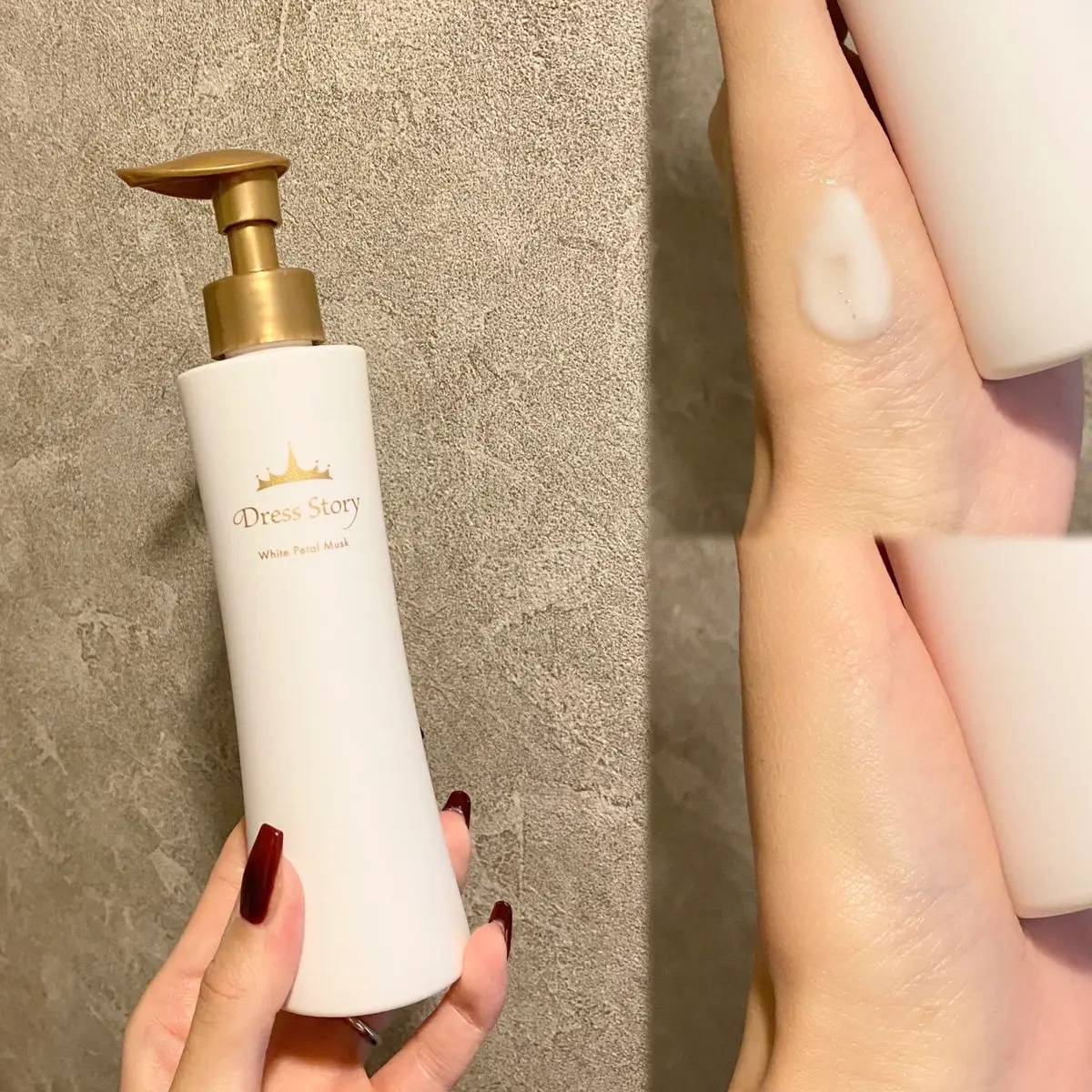 ふわもち白玉クリーム/Dress Story/ボディクリームを使ったクチコミ（2枚目）