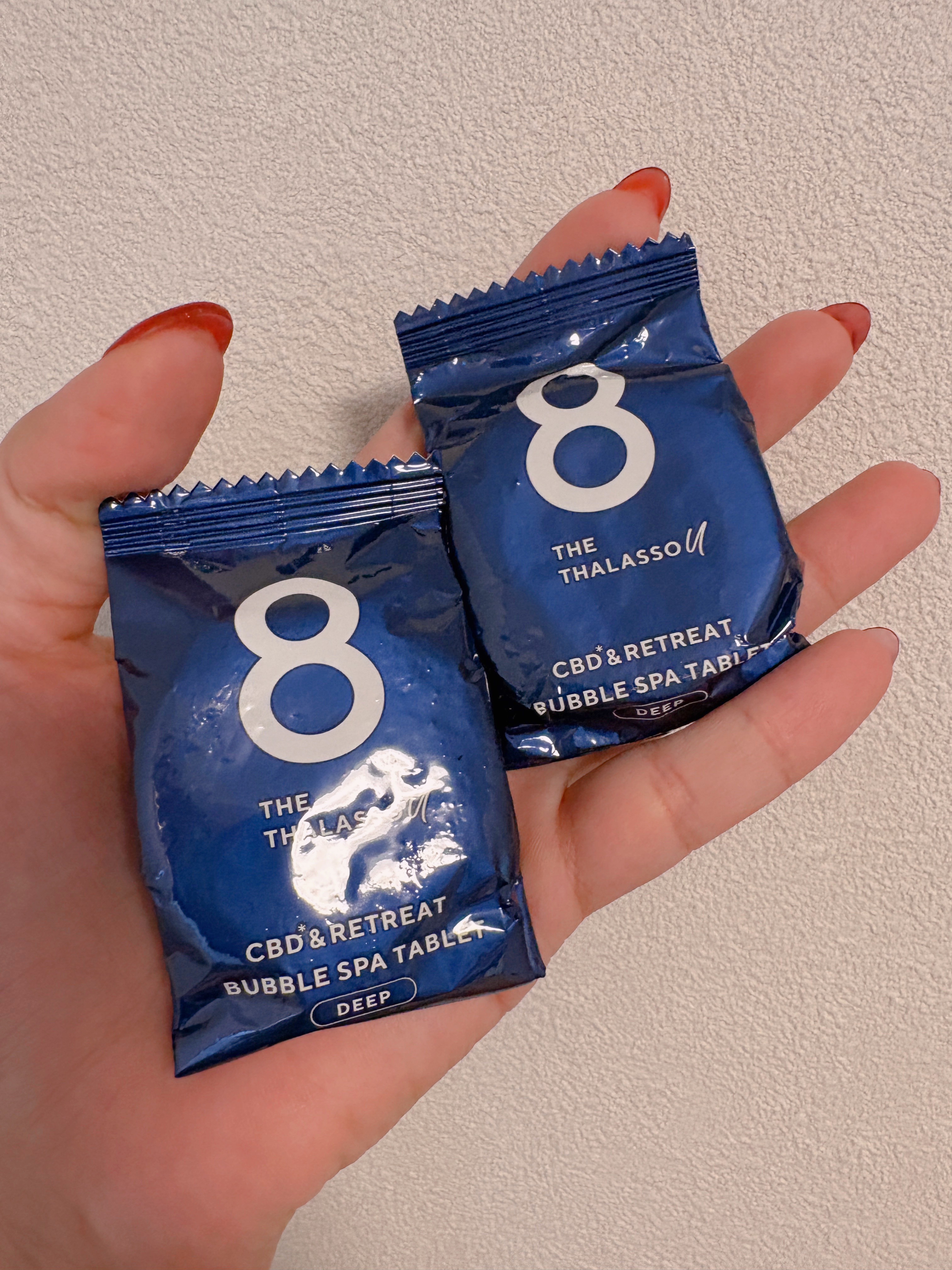 エイトザタラソ ユー CBD＆リトリート バブルスパ タブレット入浴料 ディープ/エイトザタラソ/炭酸系入浴剤を使ったクチコミ（2枚目）