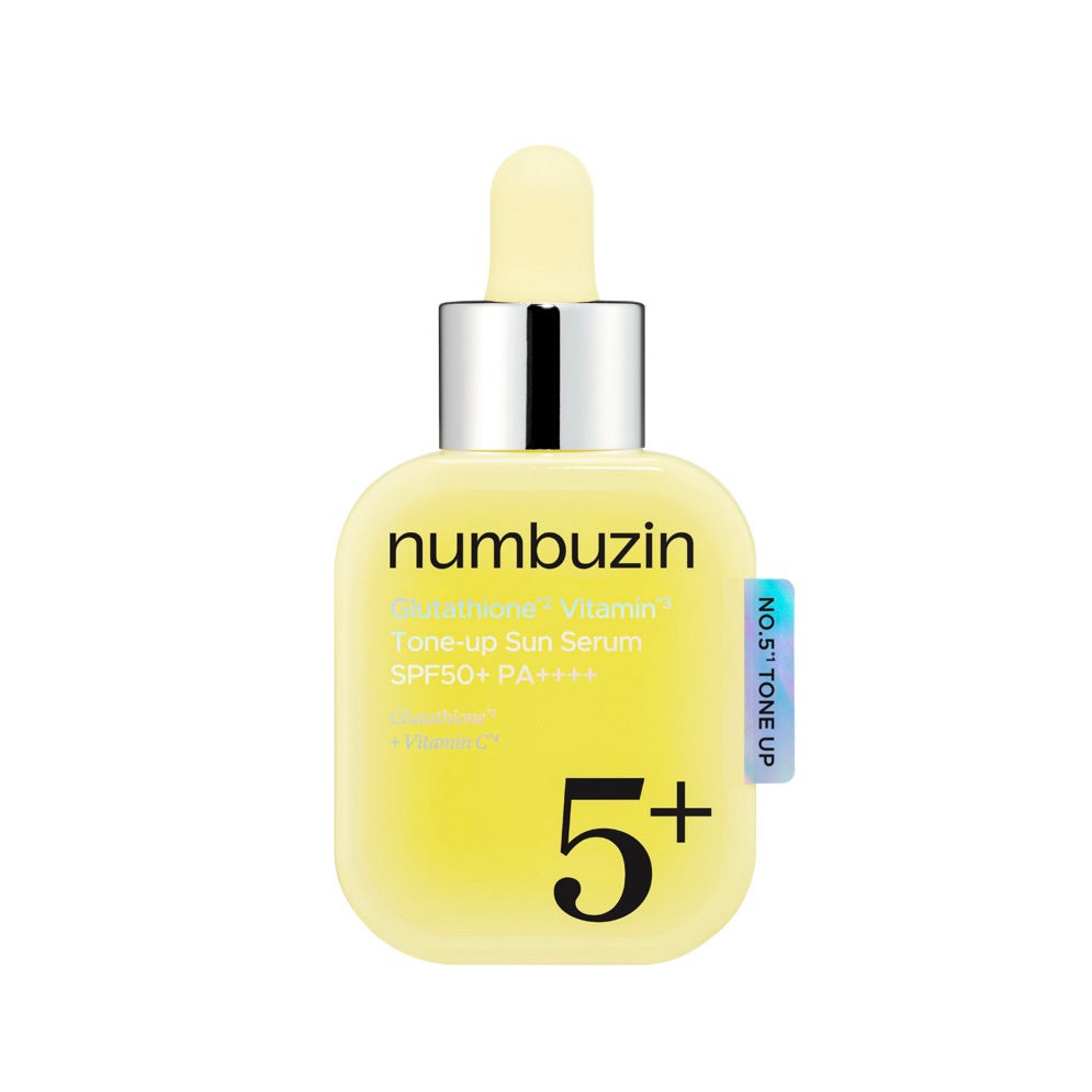 5番 白玉グルタチオンCトーンアップベース SPF50+ PA++++/numbuzin/化粧下地を使ったクチコミ(1枚目)