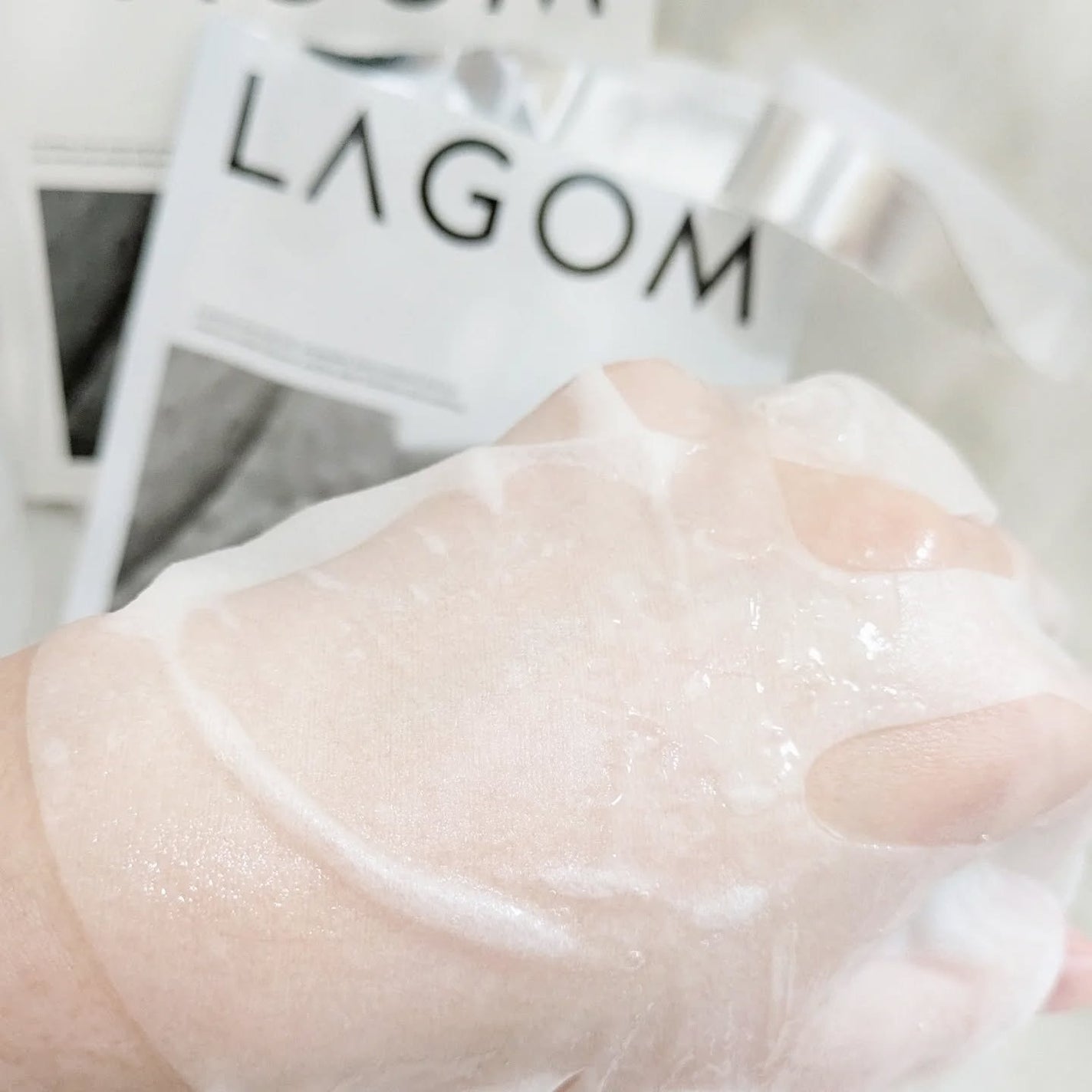 ディープモイスチャー スージングフェイスマスク(シートマスク)/LAGOM /シートマスク・パックを使ったクチコミ(4枚目)