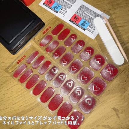 セミキュアジェルネイル(ハンド)/ohora/ネイルシールを使ったクチコミ(4枚目)