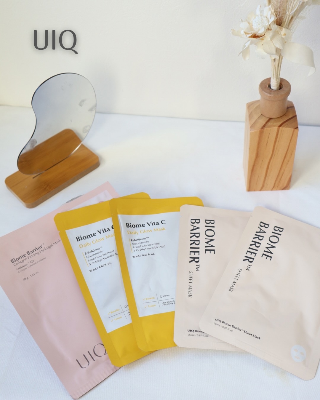 .

UIQ

今の肌悩みはどれ？
優秀マスクパック3枚を徹底比較！💙

話題の4Dパックからデイリー使いまで、
3種類を一気にご紹介📝

✔️ バリア コラーゲン ファーミング ハイドロゲル マスクパック（4Dパック）

〜特別な日の