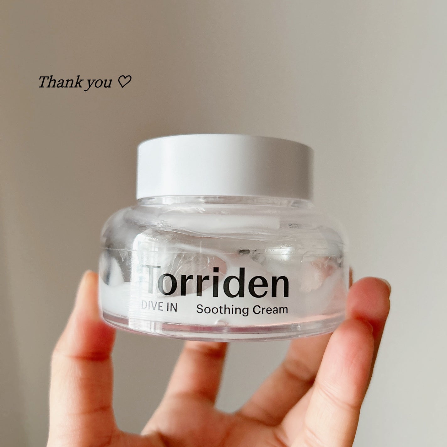 ダイブインスージングクリーム/Torriden/フェイスクリームを使ったクチコミ(1枚目)