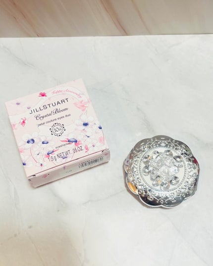 ジルスチュアート クリスタルブルーム ペタルクチュールアイズ デュオ/JILL STUART/アイシャドウパレットを使ったクチコミ(5枚目)