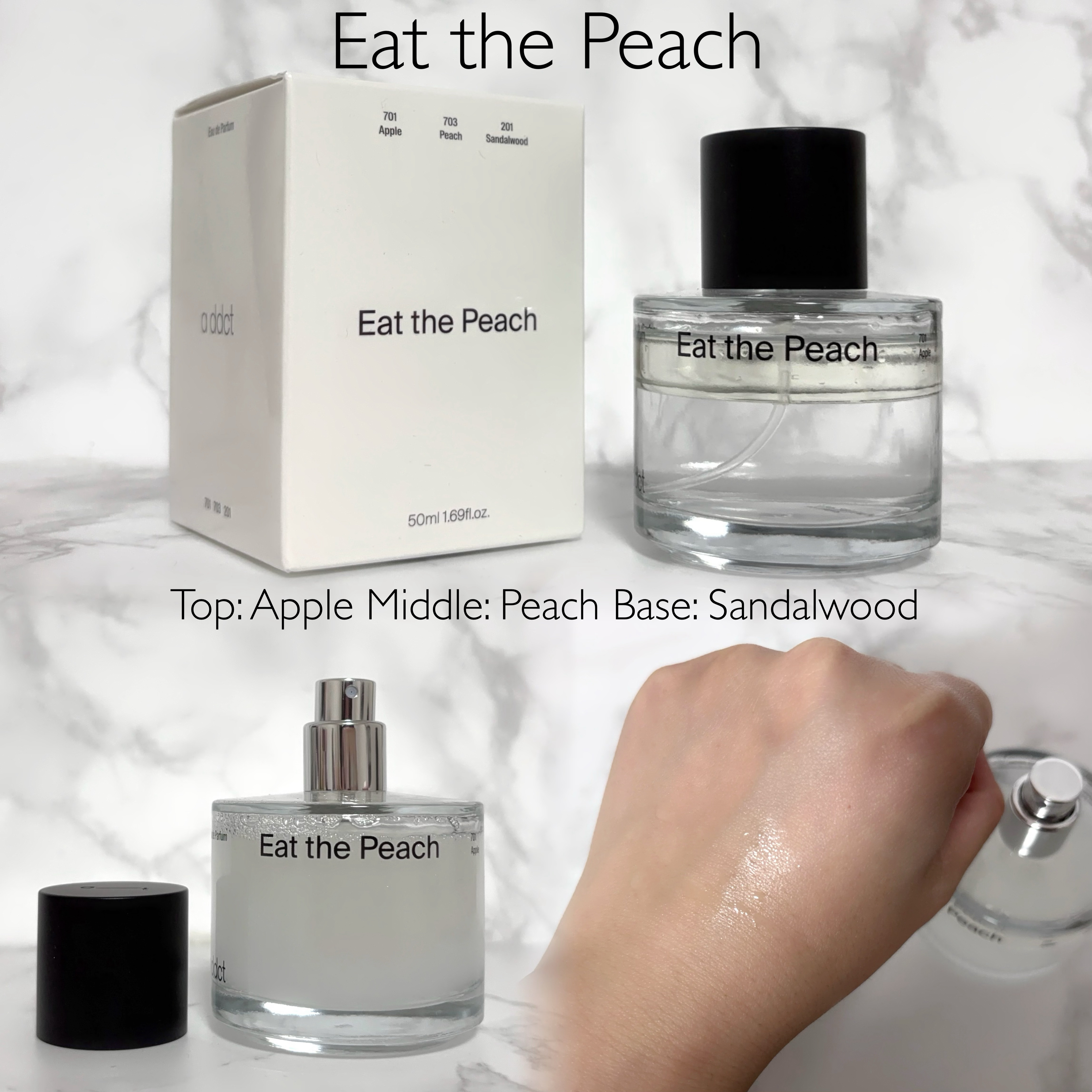 オードパフューム イートザピーチ/Addct/香水(レディース)を使ったクチコミ（2枚目）