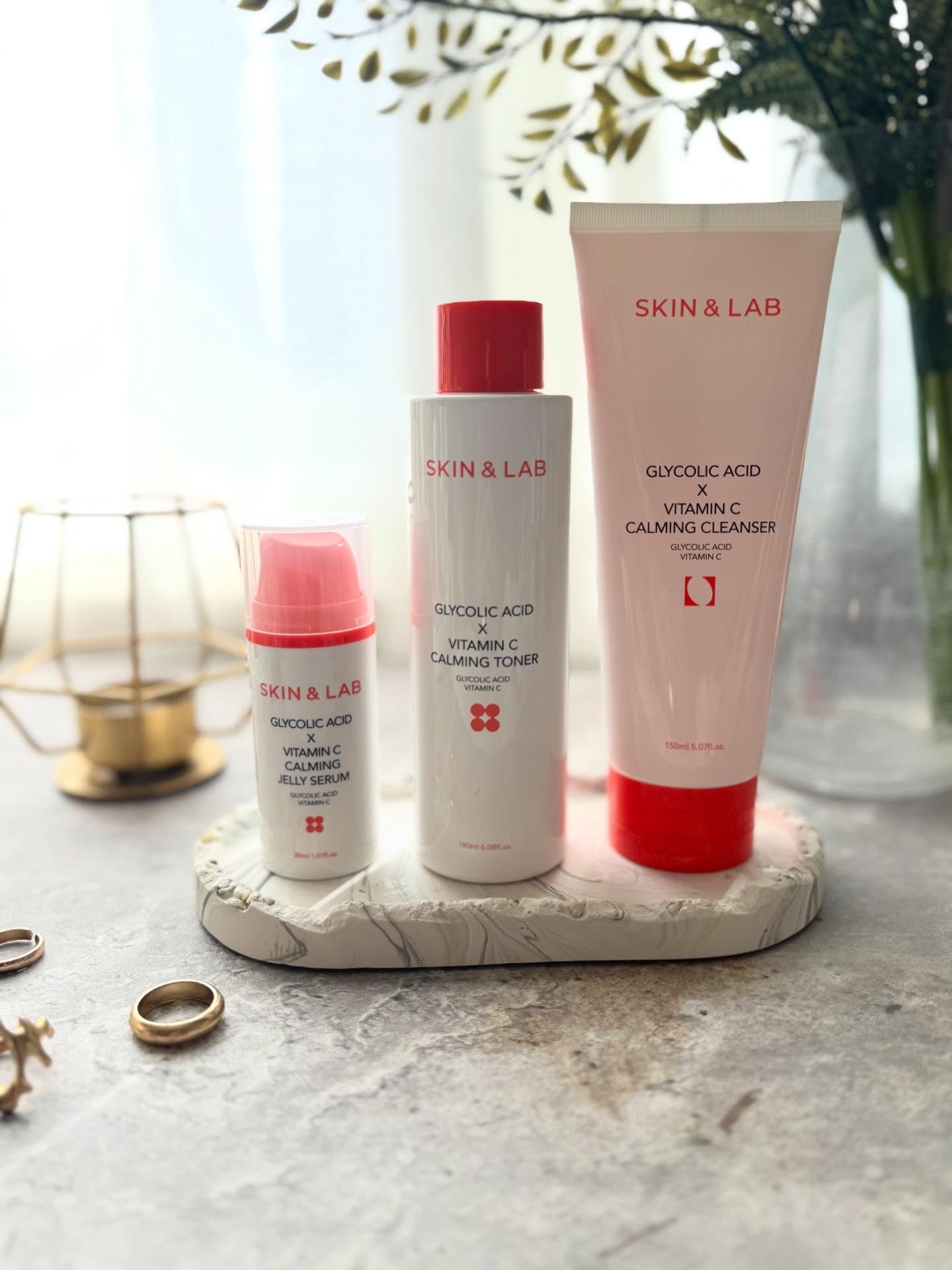 グリコール酸×ビタミンC カーミングゼリーセラム/SKIN&LAB/美容液を使ったクチコミ（1枚目）