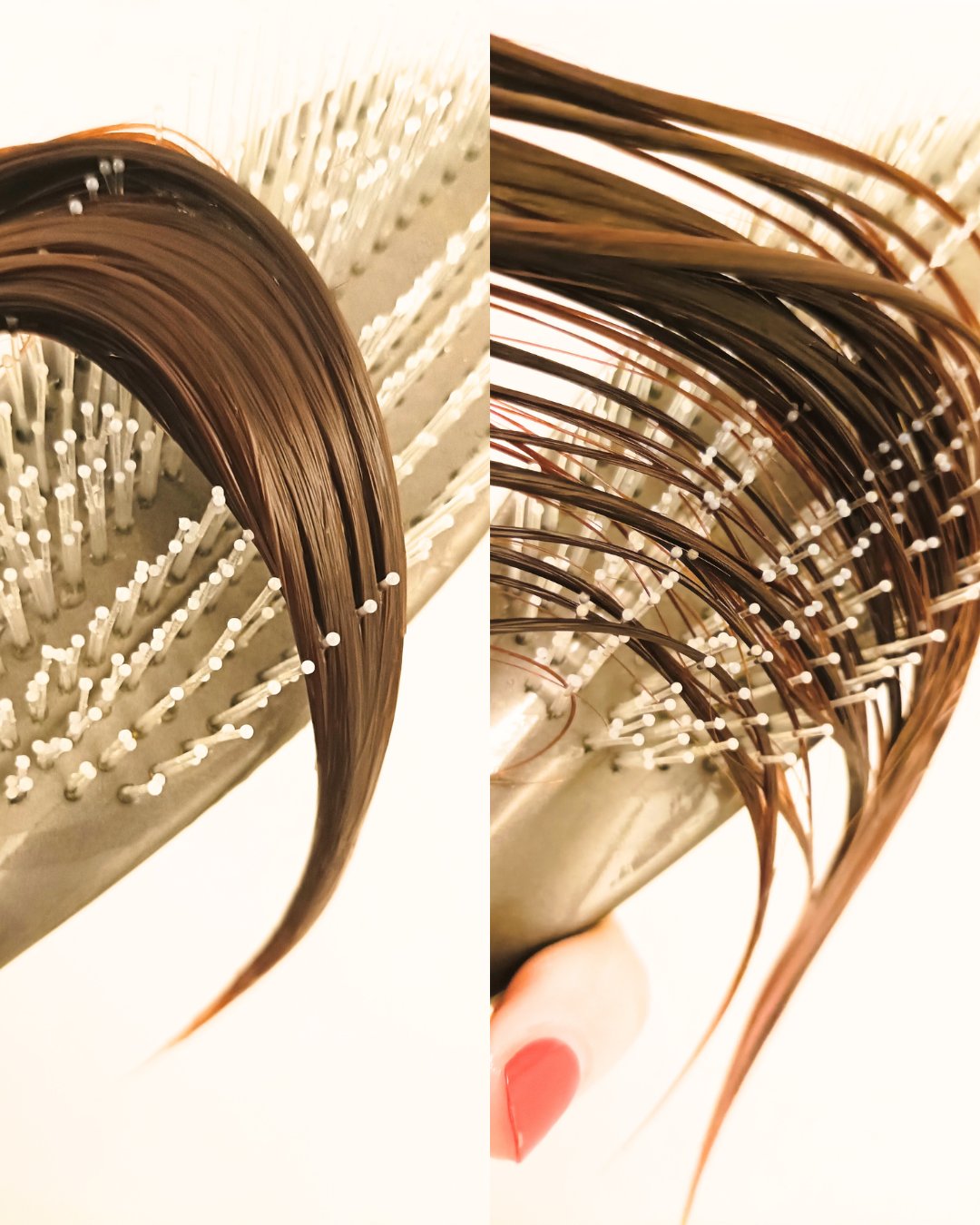 サロニア　スムースシャインマルチケアブラシ/SALONIA/ヘアブラシを使ったクチコミ（3枚目）