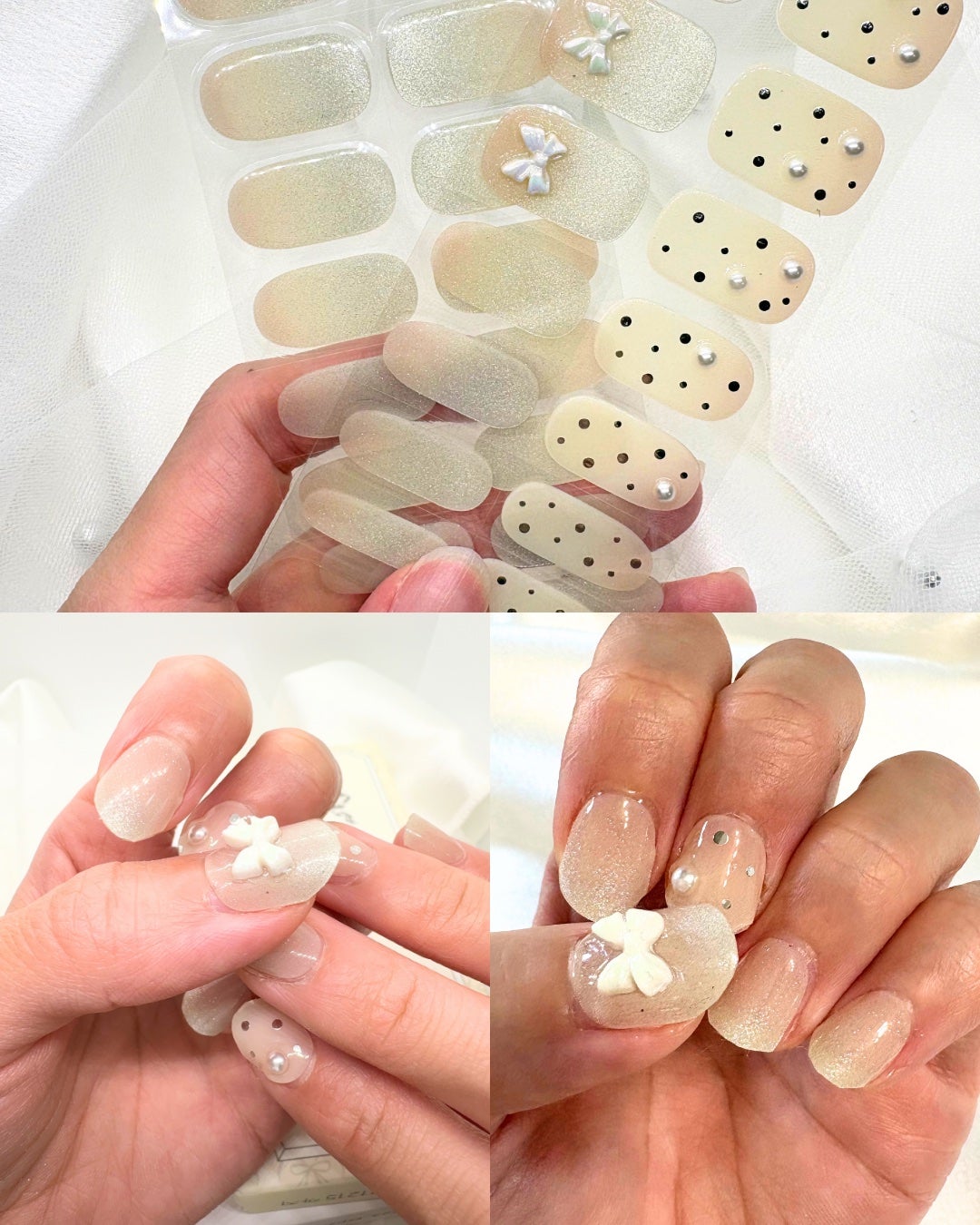 セミキュアジェルネイル(ハンド)/ohora/ネイルシールを使ったクチコミ(2枚目)