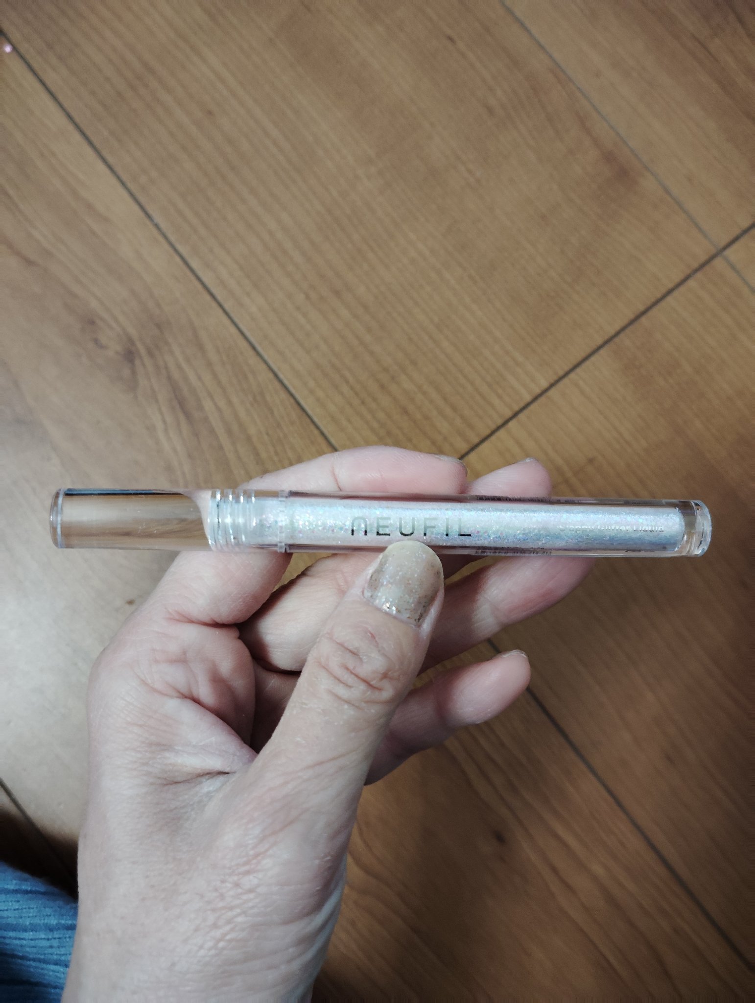 s'appu glitter liquid/NEUFIL/リキッドアイシャドウを使ったクチコミ（1枚目）