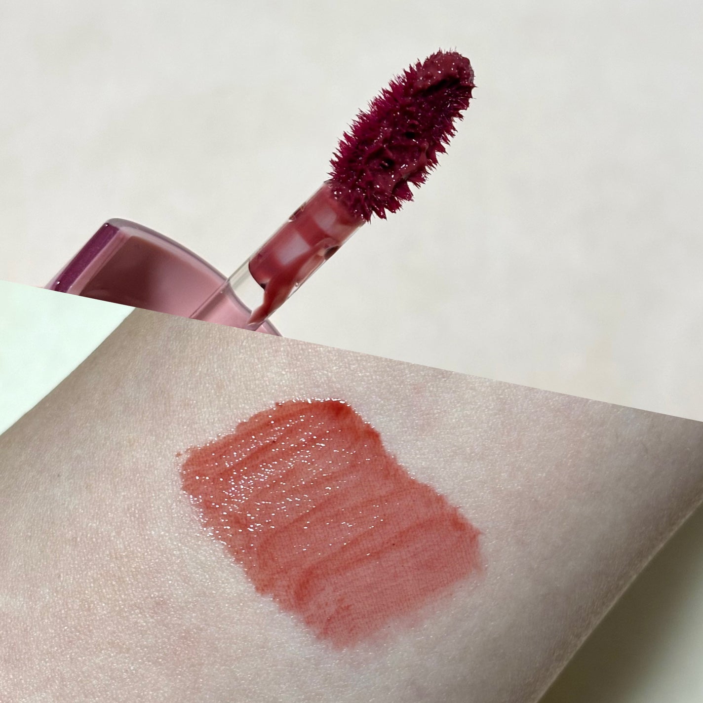 ロウグロウジェルティント/hince/リップティントを使ったクチコミ(2枚目)