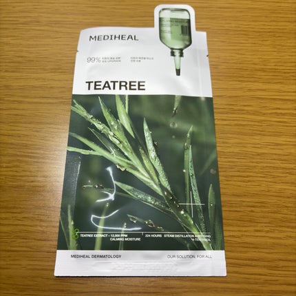 ティーツリー エッセンシャルマスクカーミングモイスチャー/MEDIHEAL/シートマスク・パックを使ったクチコミ(1枚目)