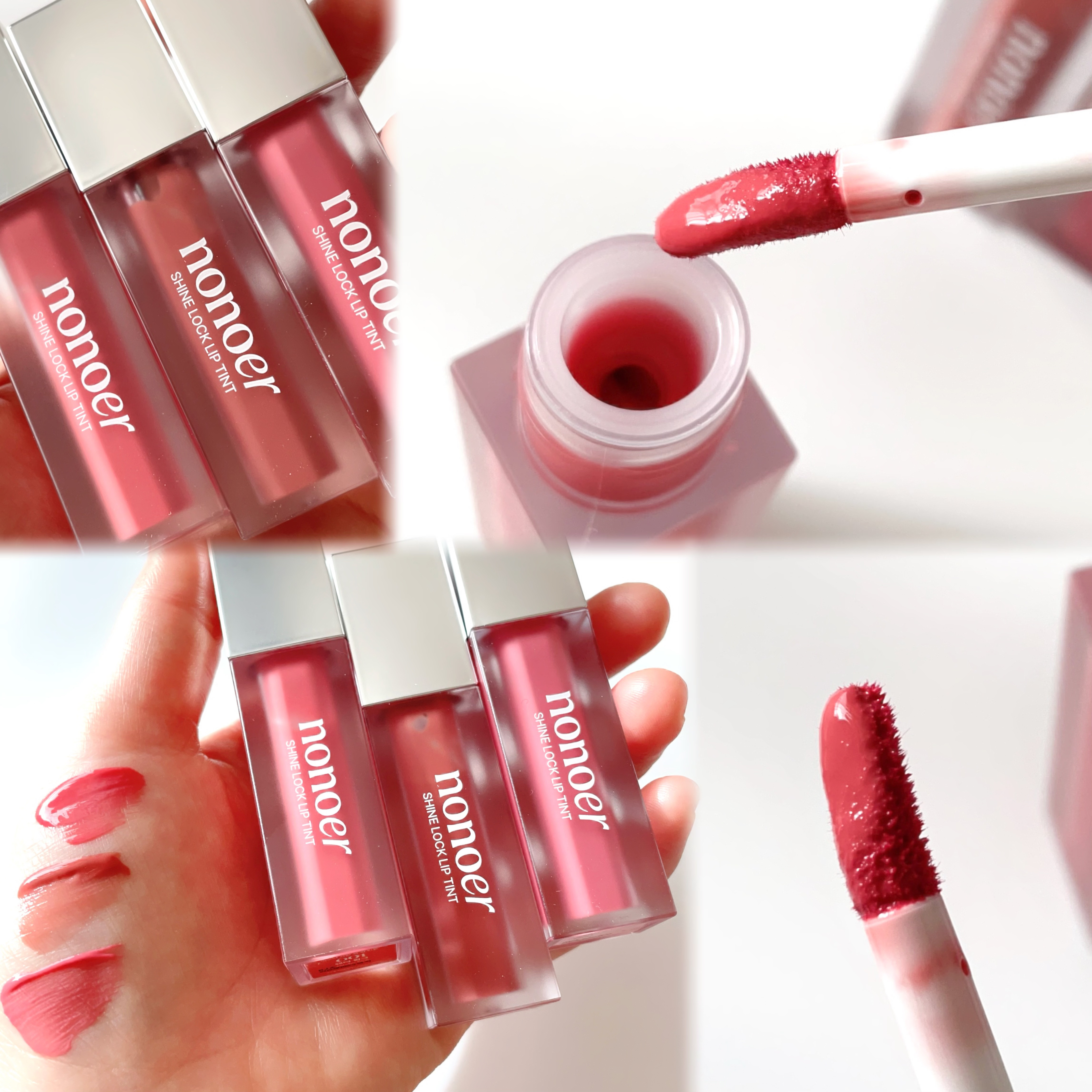 シャインロックリップティント/nonoer/リップティントを使ったクチコミ（3枚目）
