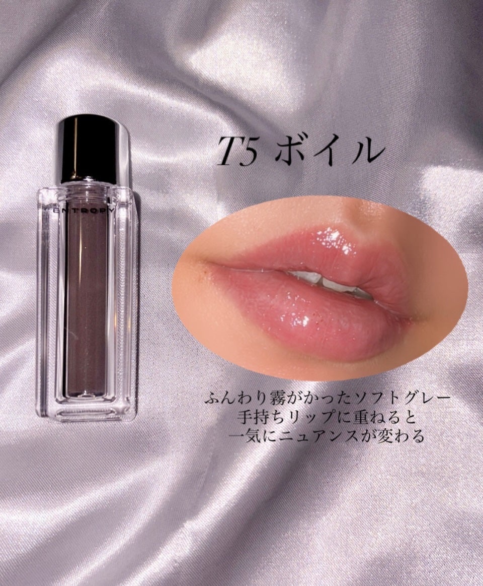 チュールグロス/ENTROPY/リップグロスを使ったクチコミ(3枚目)