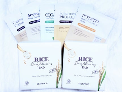 ライスブライトニングパッド/SKINFOOD/トナーパッドを使ったクチコミ(1枚目)