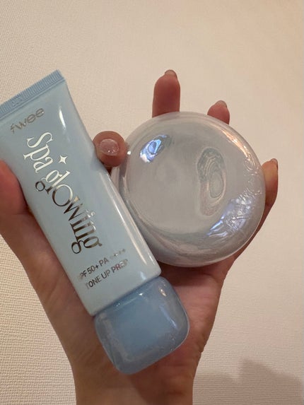 スパグロウUVトーンアップベース/fwee/化粧下地を使ったクチコミ(1枚目)