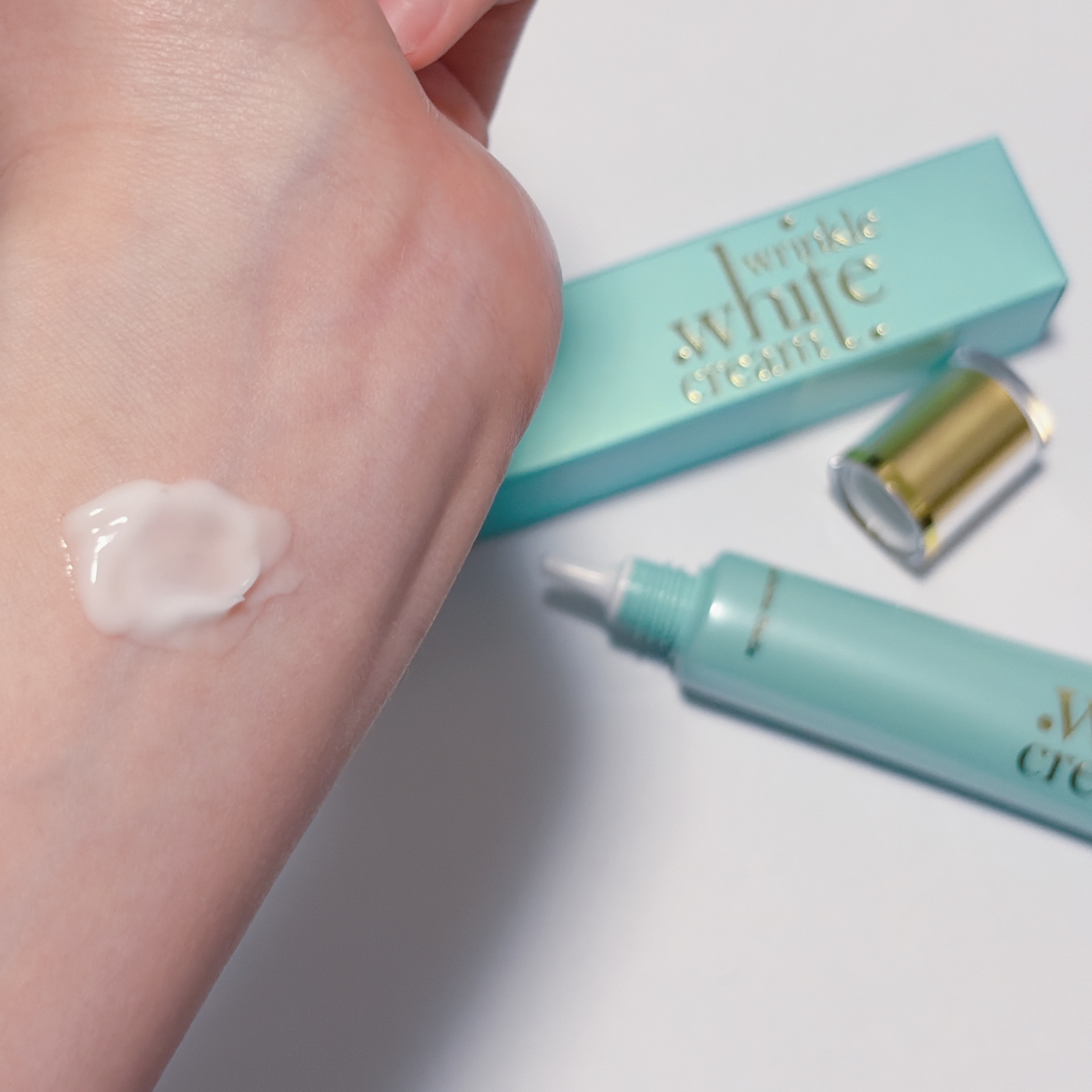 薬用リンクルホワイトクリーム/madama･hada（真珠肌）/フェイスクリームを使ったクチコミ（2枚目）