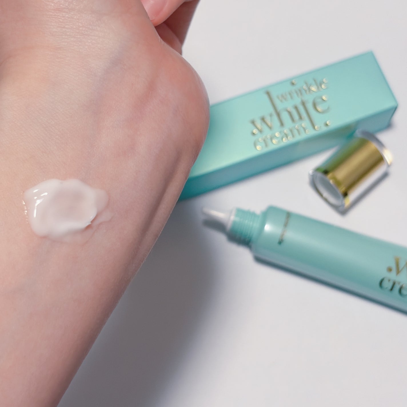 薬用リンクルホワイトクリーム/madama・hada(真珠肌)/フェイスクリームを使ったクチコミ(2枚目)