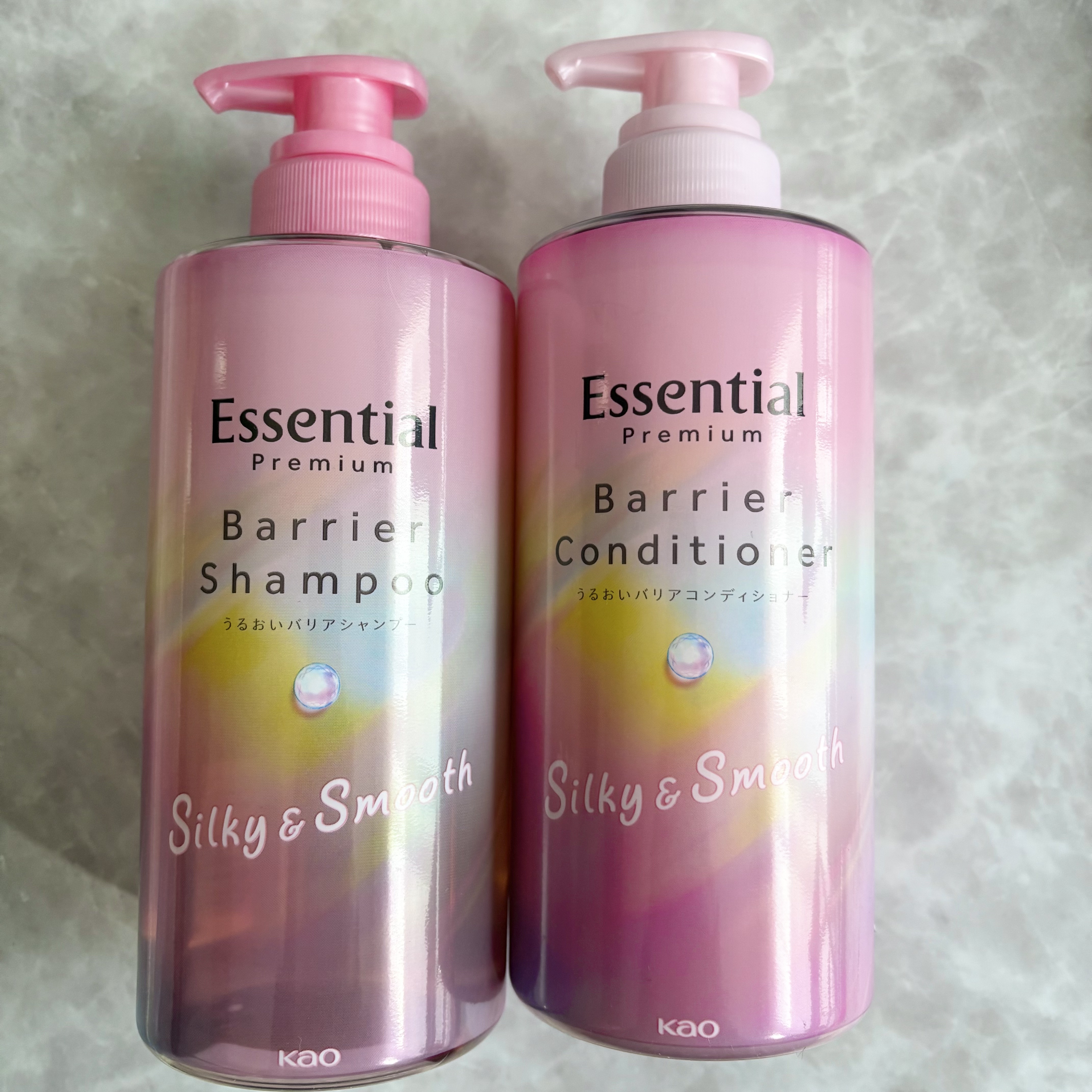 エッセンシャルプレミアム バリアシャンプー・コンディショナー シルキー＆スムース/エッセンシャル/市販シャンプーを使ったクチコミ（1枚目）