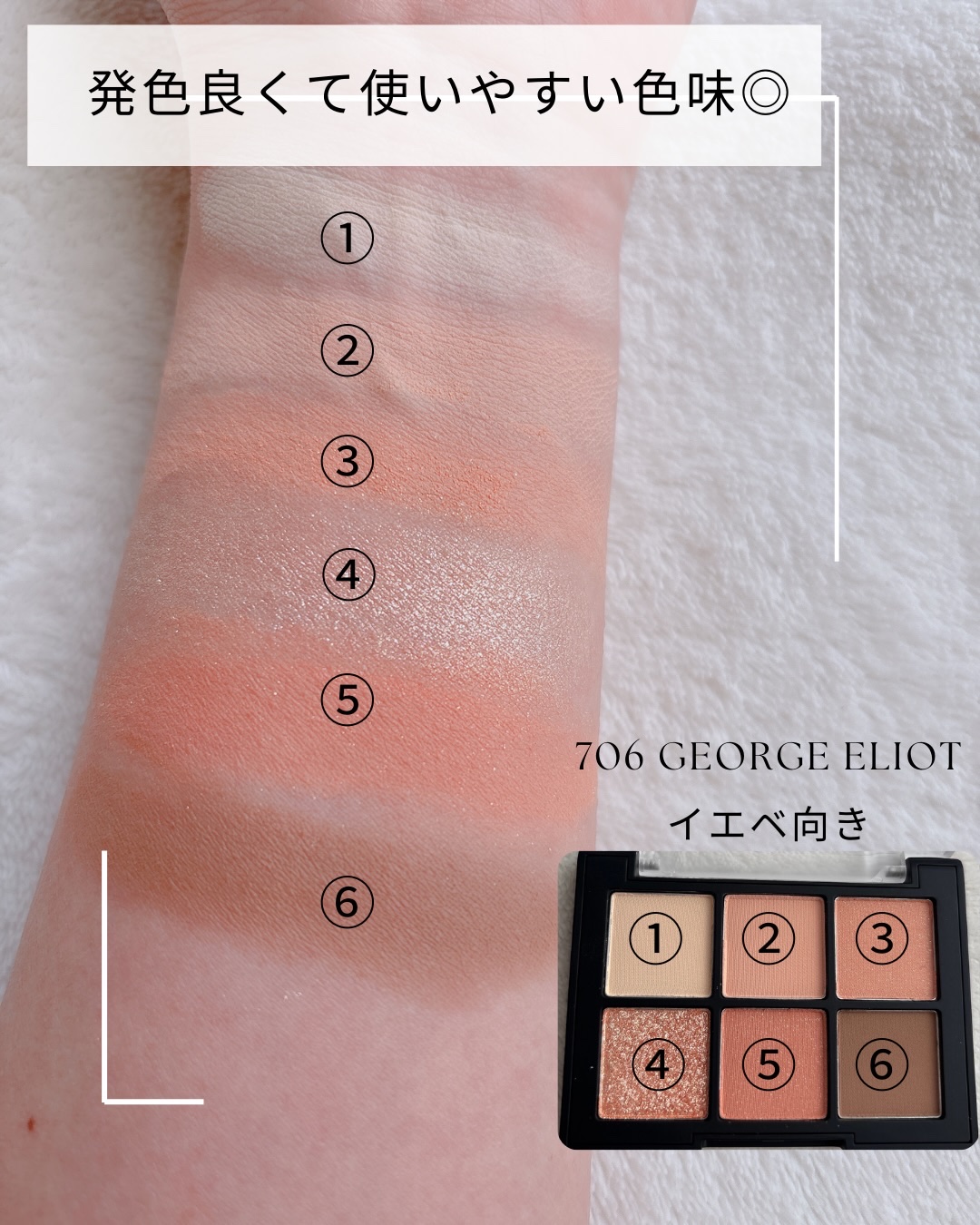 ブラーフィニシュシャドウパレット/Dinto/アイシャドウパレットを使ったクチコミ（3枚目）