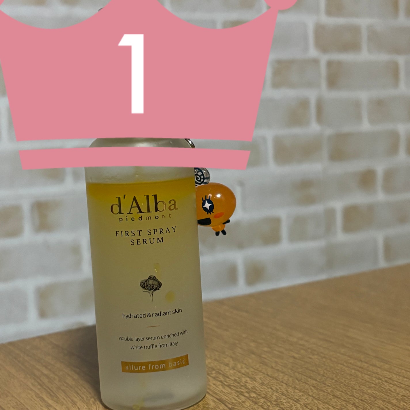 ダルバ ホワイトトリュフファーストスプレーセラム/ダルバ/ミスト状化粧水を使ったクチコミ(1枚目)