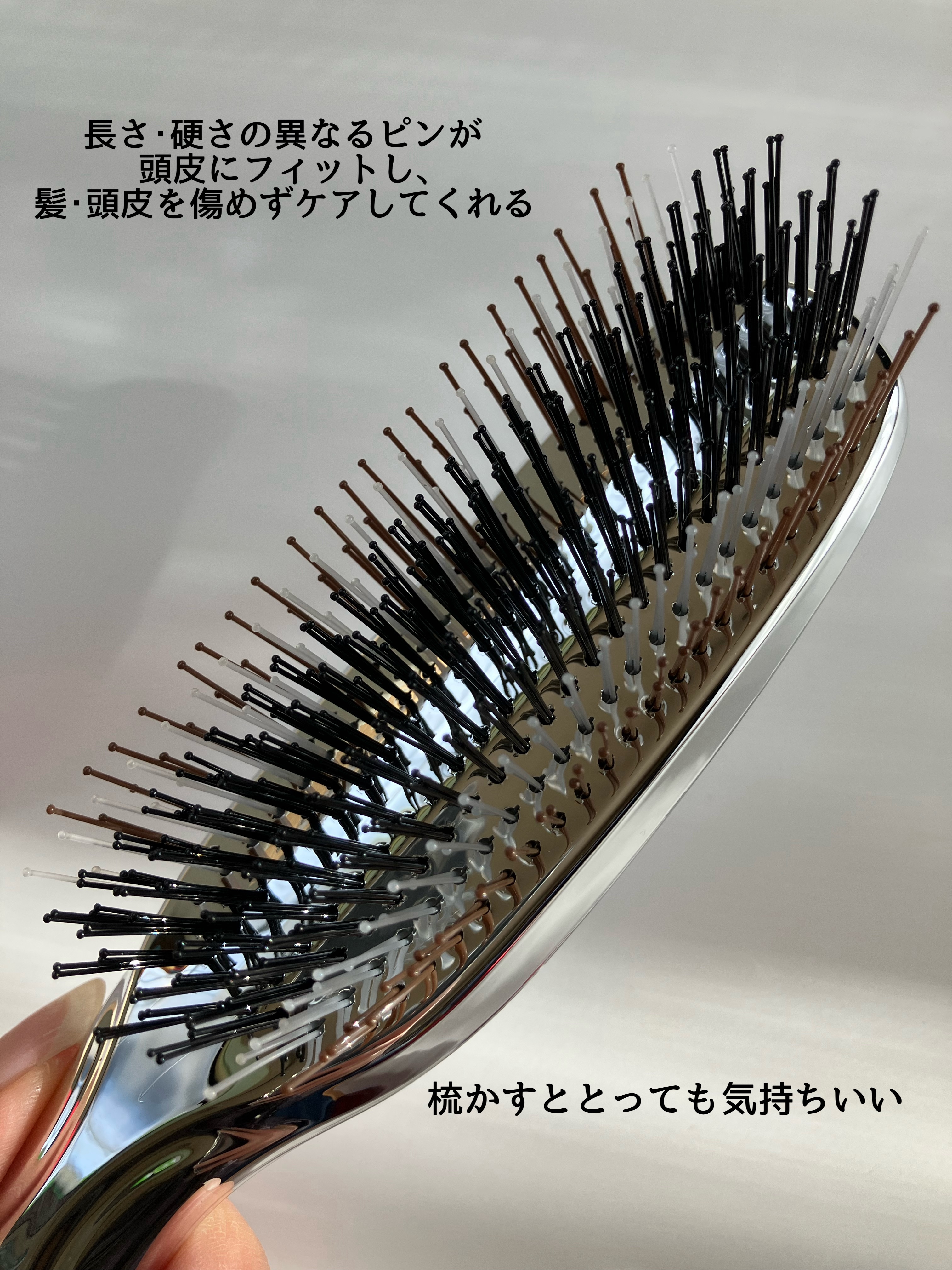 リノン スカルプケアブラシ/Linon/スカルプブラシを使ったクチコミ（2枚目）