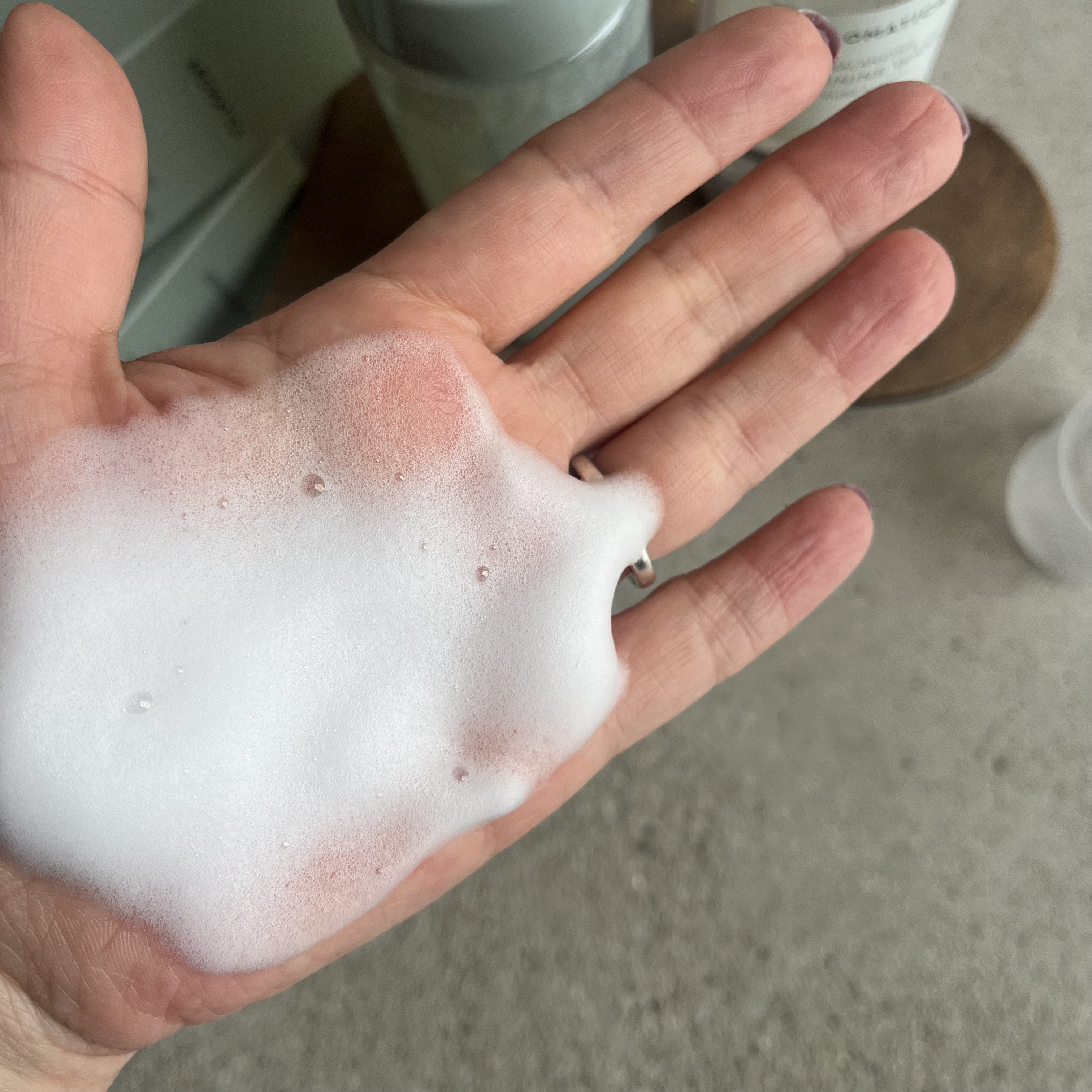 ピュア＆ソフトデリケートゾーンソープカモミール＆ティーツリー/AROMATICA/デリケートゾーンケアを使ったクチコミ（3枚目）