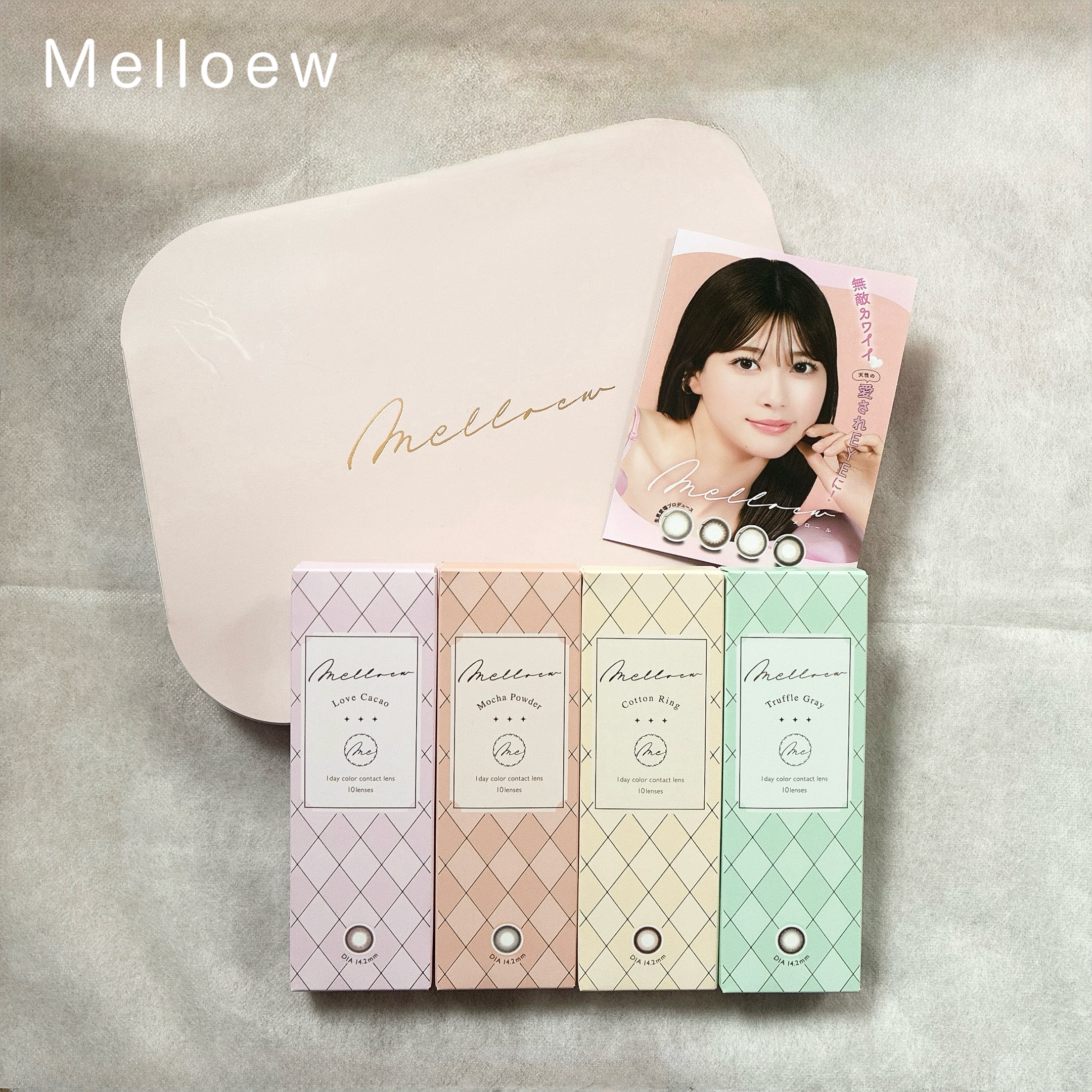 melloew 1day/melloew/ワンデー（１DAY）カラコンを使ったクチコミ（1枚目）