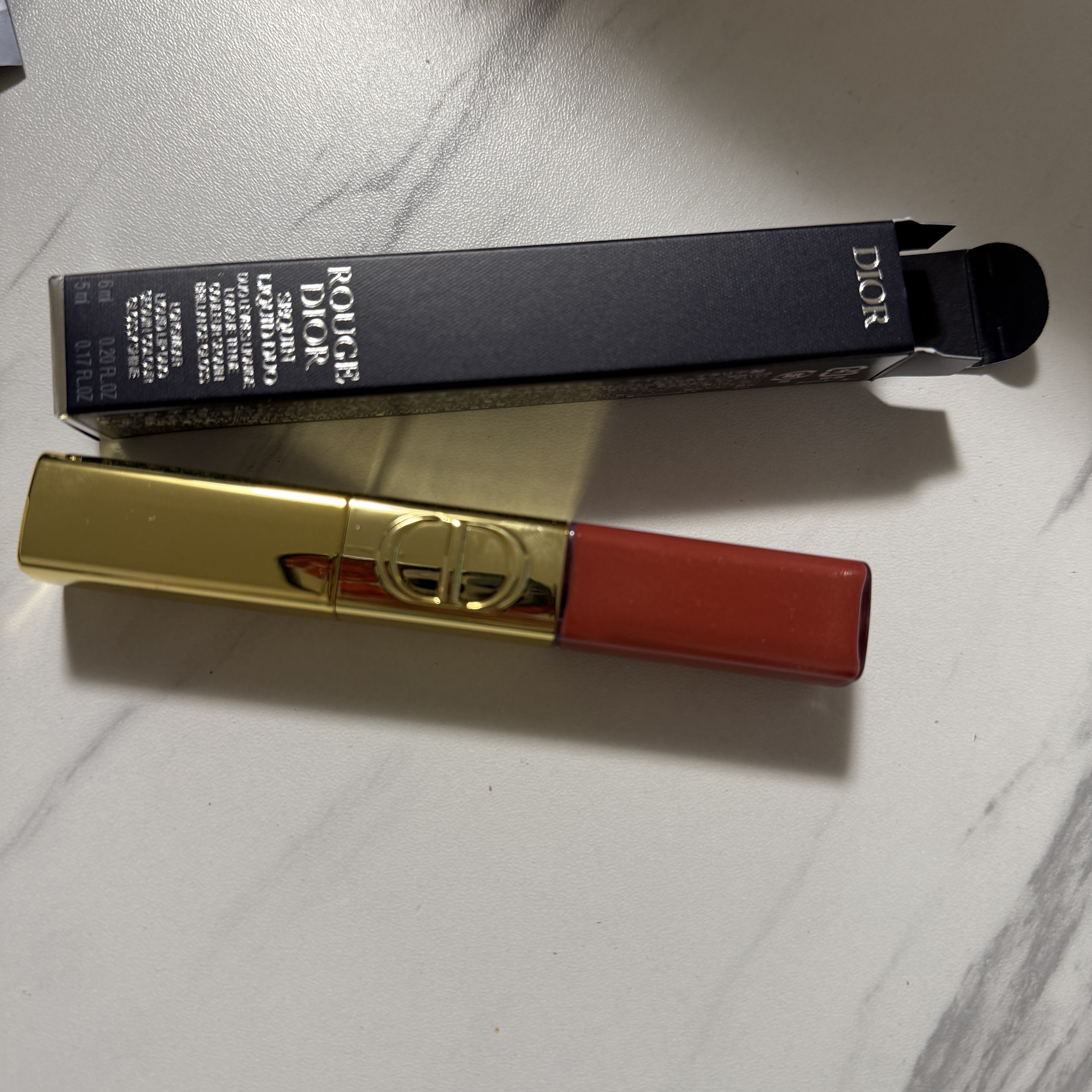 ルージュ ディオール シークイン リキッド デュオ（ホリデーコレクション 2025 限定品）/Dior/口紅・グロス・リップライナー・リップケアを使ったクチコミ（1枚目）