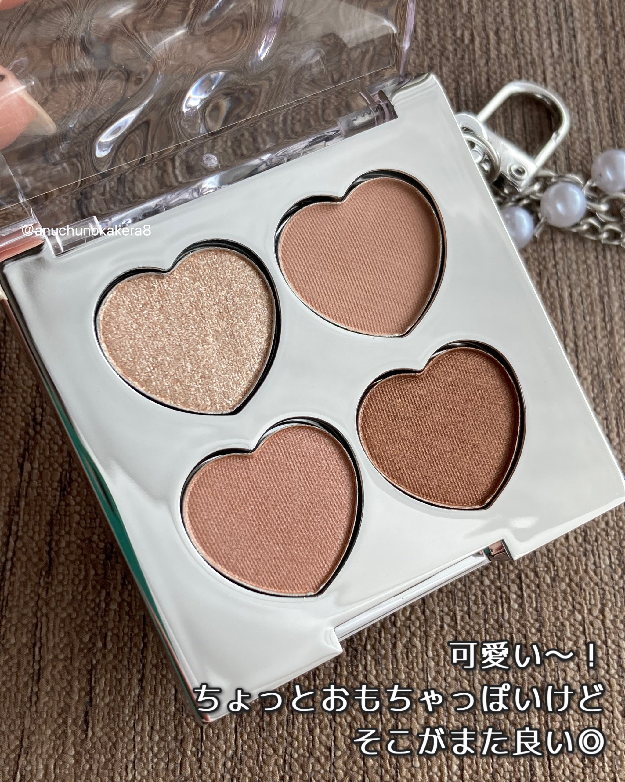 ミニアイシャドウパレット/and us/アイシャドウパレットを使ったクチコミ（2枚目）