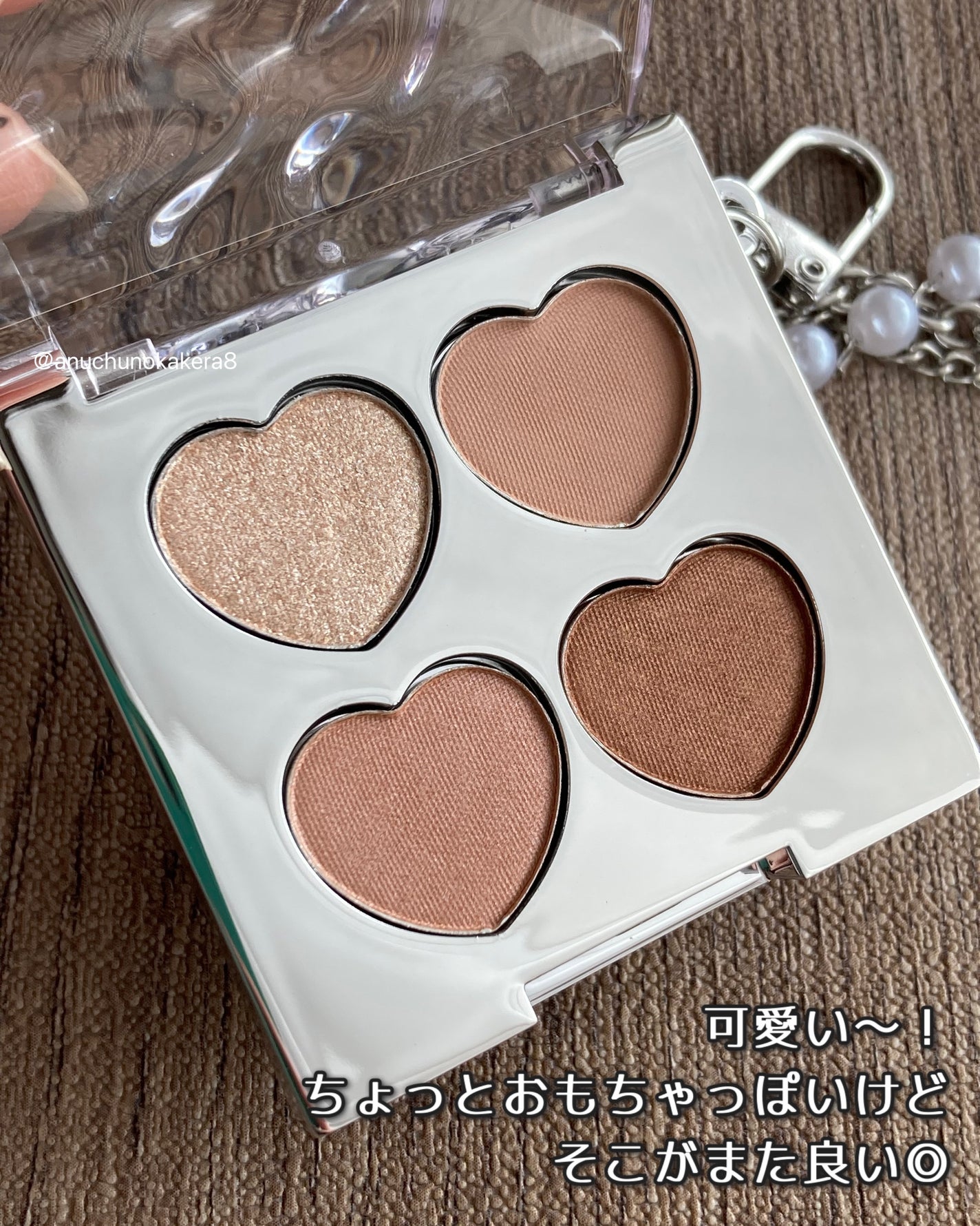 ミニアイシャドウパレット/and us/アイシャドウパレットを使ったクチコミ(2枚目)