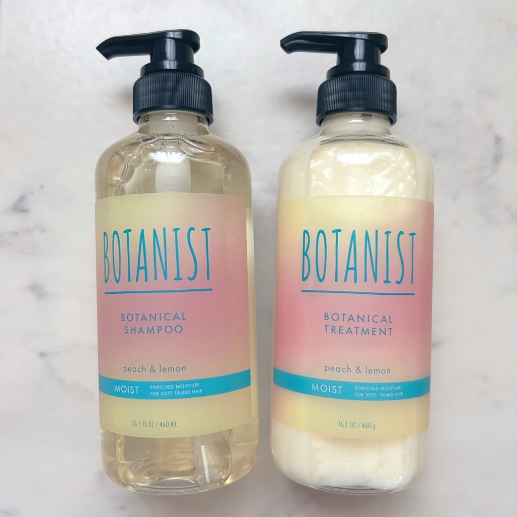 ボタニカルシャンプー/トリートメント アイスピーチレモネードの香り(モイスト)/BOTANIST/シャンプー・コンディショナーを使ったクチコミ（1枚目）