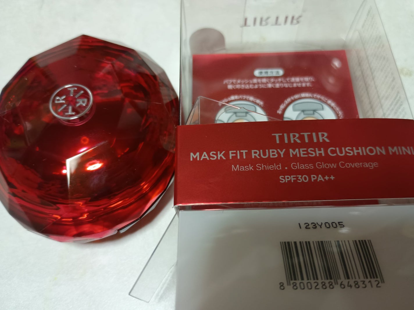 MASK FIT RUBY MESH CUSHION/TIRTIR(ティルティル)/クッションファンデーションを使ったクチコミ(1枚目)