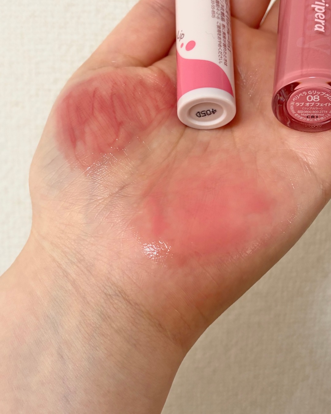 インク グラスティング リップ グロス/PERIPERA/リップグロスを使ったクチコミ（2枚目）