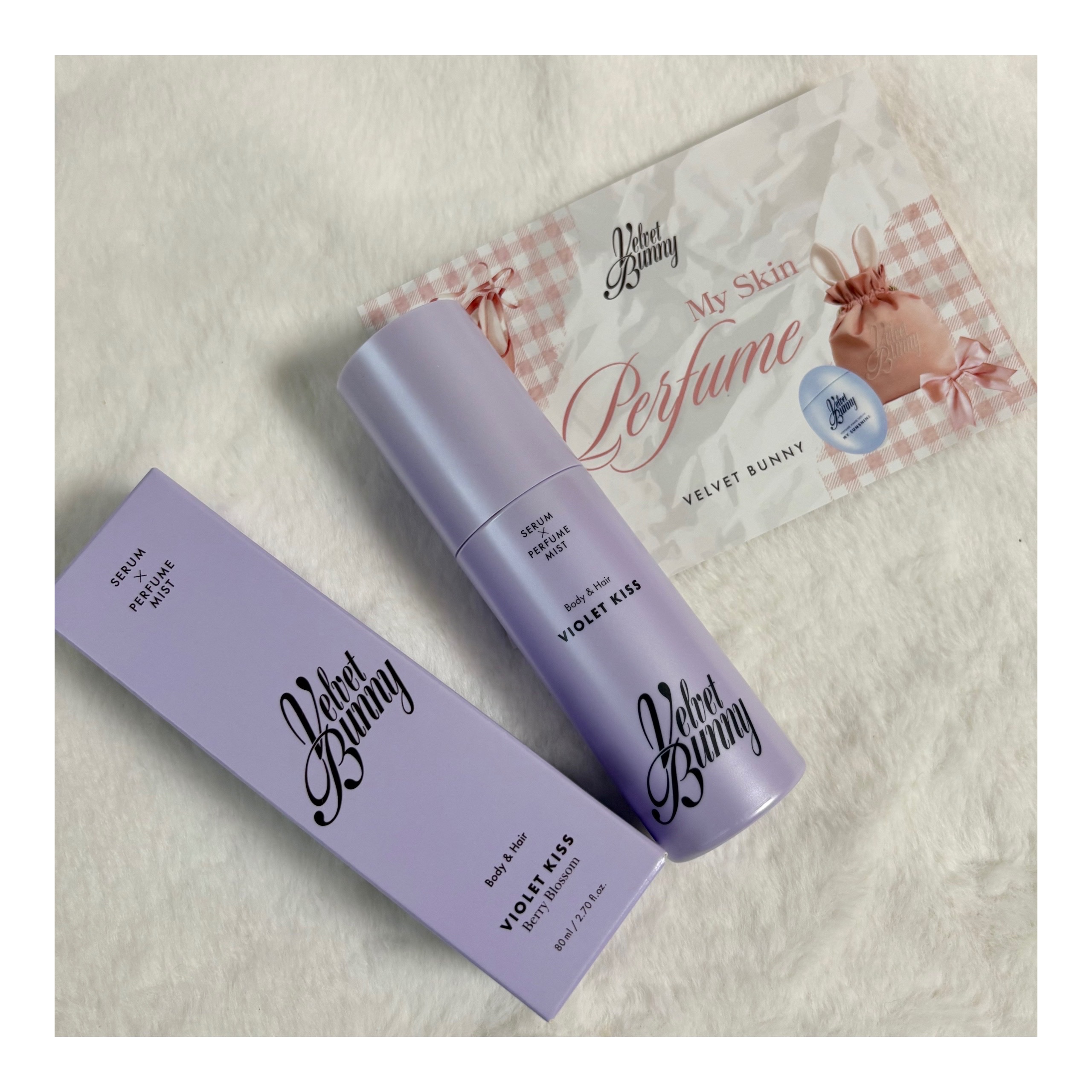 セラム X パフュームミスト VIOLET KISS/Velvet Bunny/香水(レディース)を使ったクチコミ（1枚目）