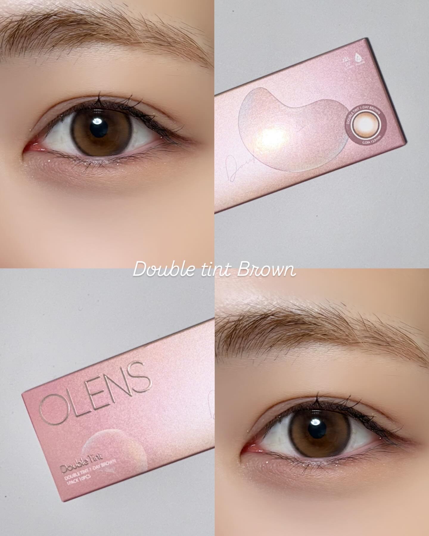 Double Tint 1day/OLENS/カラーコンタクトレンズを使ったクチコミ（2枚目）