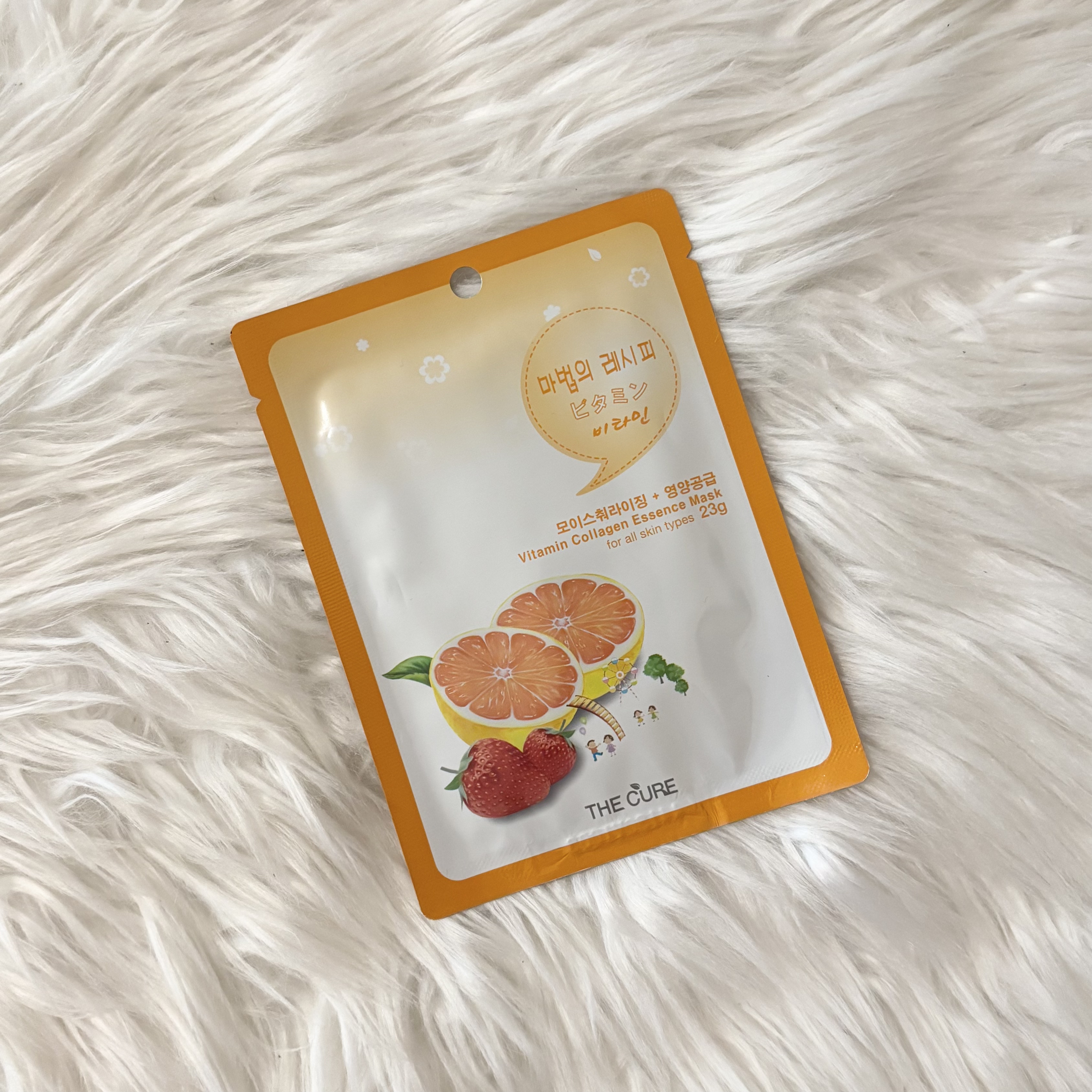 ビタミンコラーゲンエッセンスマスク/THE CURE(ザキュア)/シートマスク・パックを使ったクチコミ（1枚目）