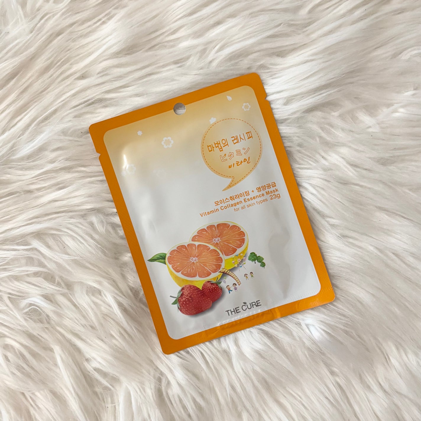 ビタミンコラーゲンエッセンスマスク/THE CURE(ザキュア)/シートマスク・パックを使ったクチコミ(1枚目)