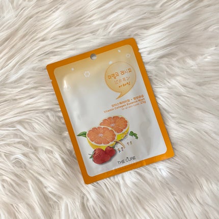ビタミンコラーゲンエッセンスマスク/THE CURE(ザキュア)/シートマスク・パックを使ったクチコミ(1枚目)