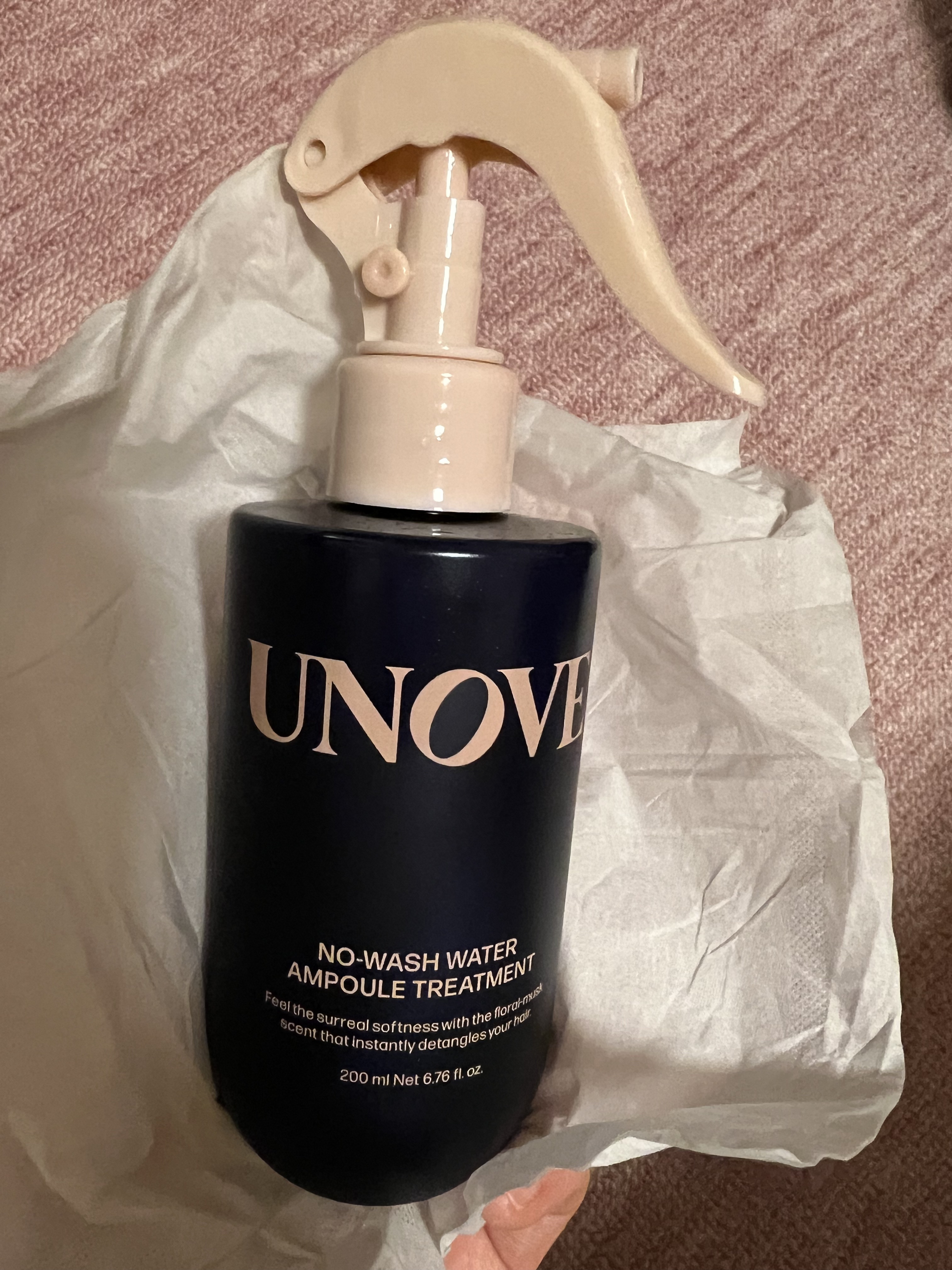 ノーウォッシュウォーターセラムトリートメント/UNOVE/ヘアトリートメントを使ったクチコミ（1枚目）