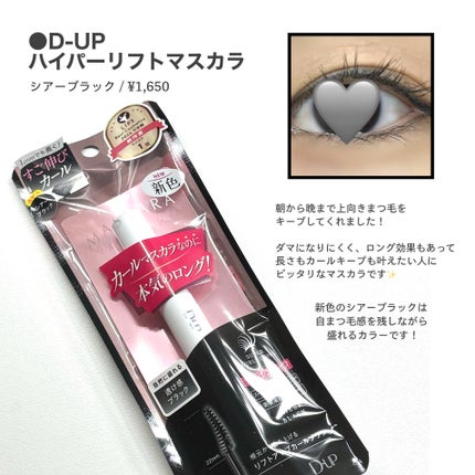 ハイパーリフトマスカラ/D-UP/マスカラを使ったクチコミ(2枚目)