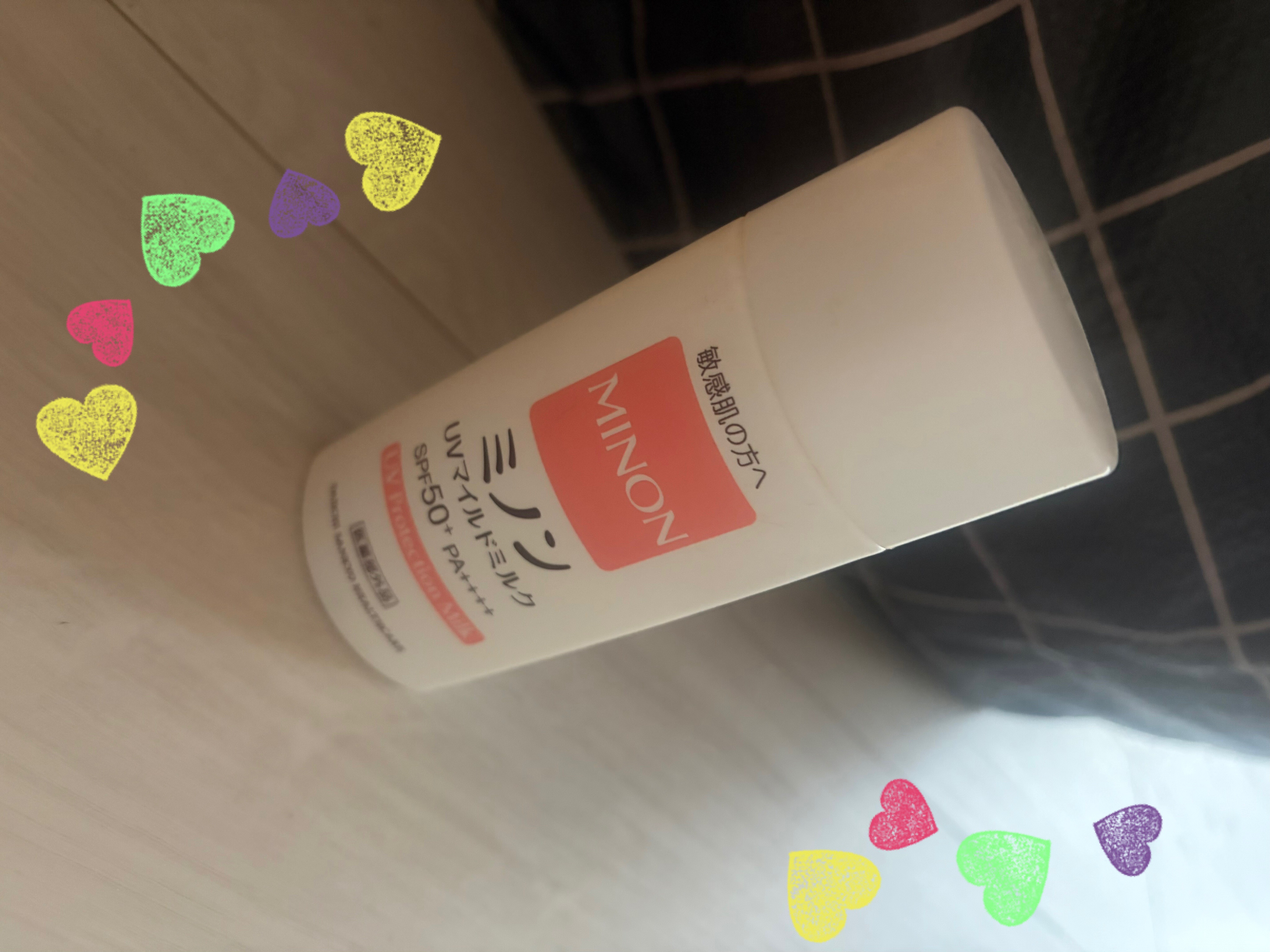 ミノンUVマイルドミルク/ミノン/日焼け止めミルクを使ったクチコミ（1枚目）